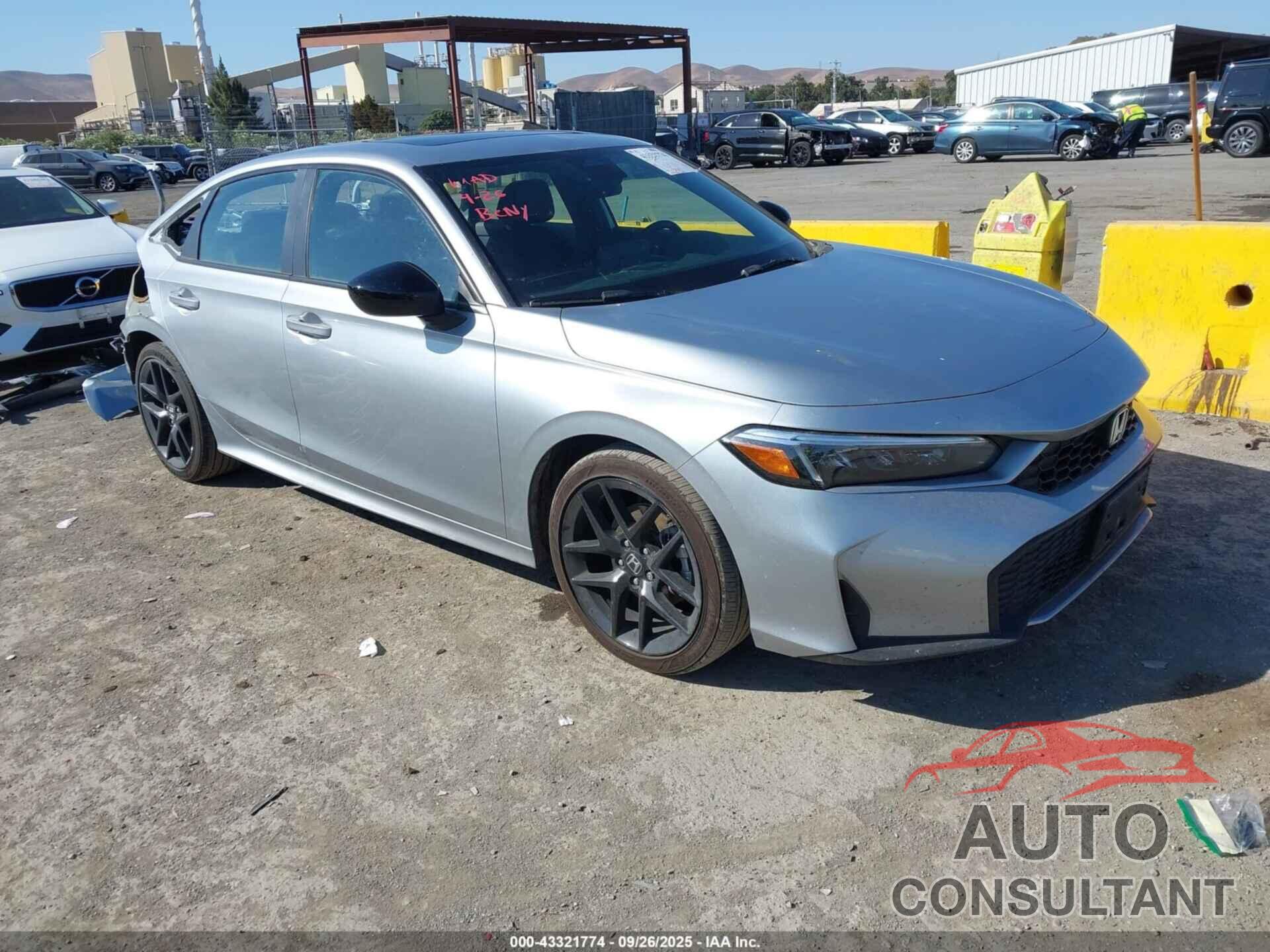 HONDA CIVIC HYBRID 2025 - 2HGFE4F88SH301518
