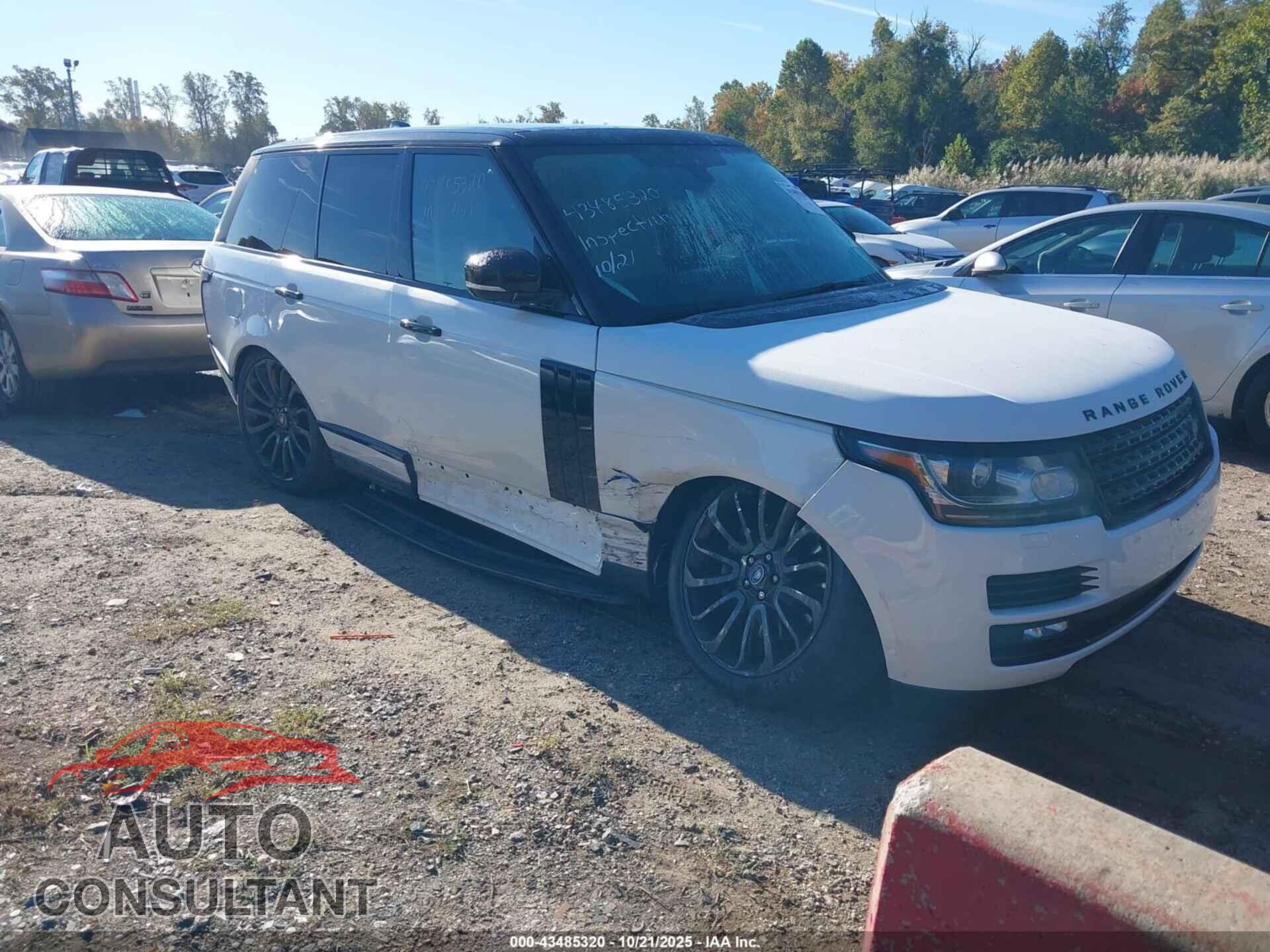 LAND ROVER RANGE ROVER 2017 - SALGS2FE5HA336720