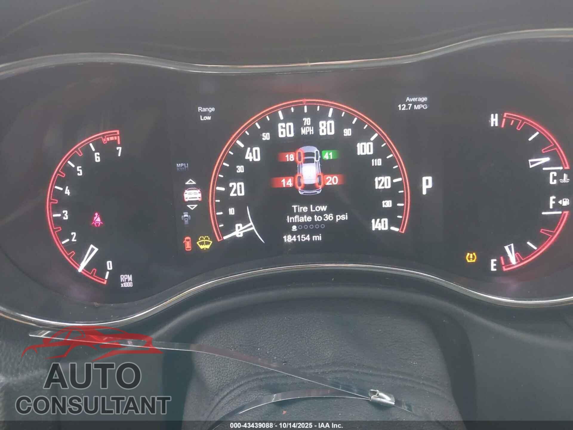 DODGE DURANGO 2014 - 1C4RDHEG2EC537166