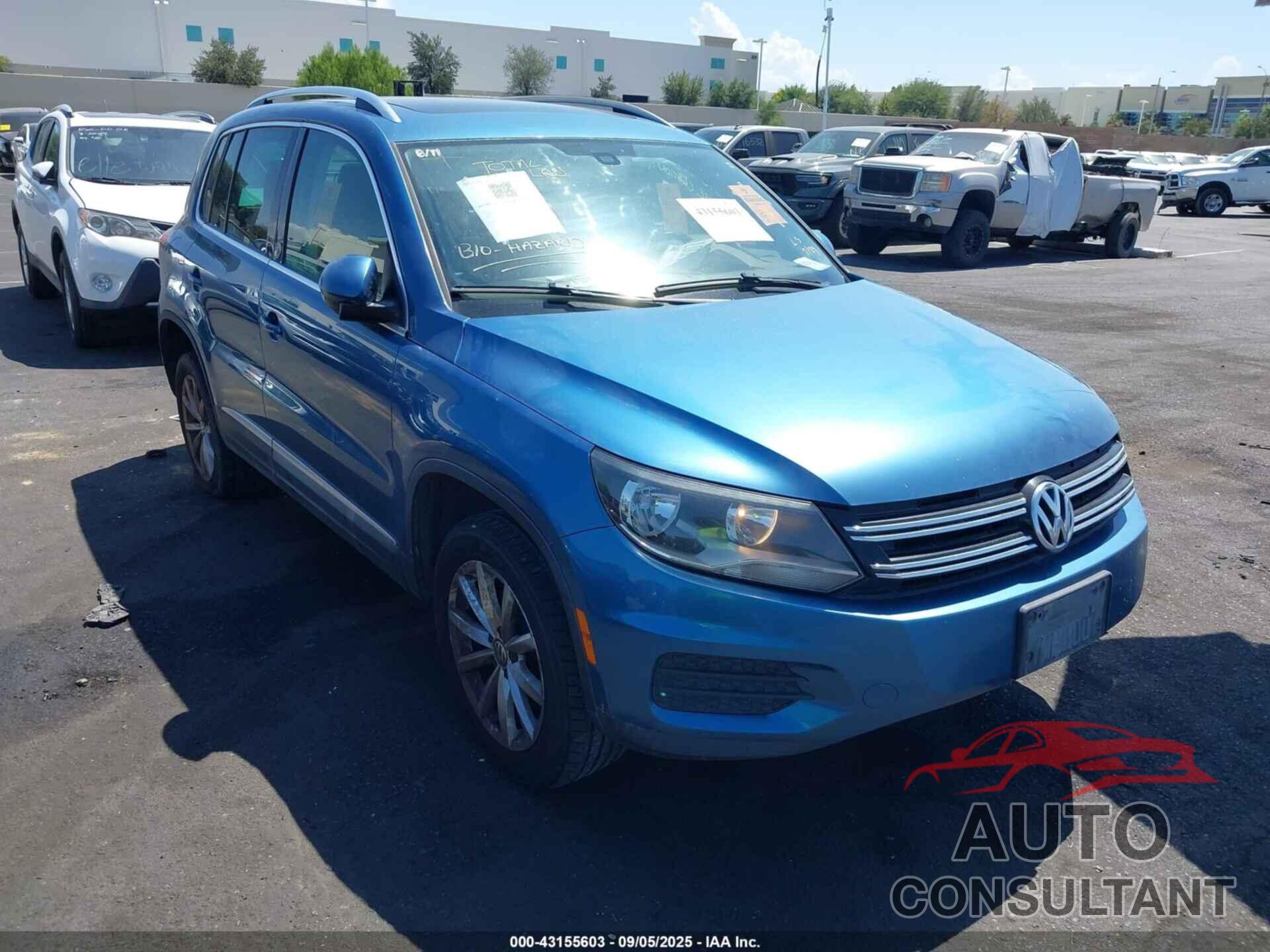 VOLKSWAGEN TIGUAN 2017 - WVGRV7AXXHW502564