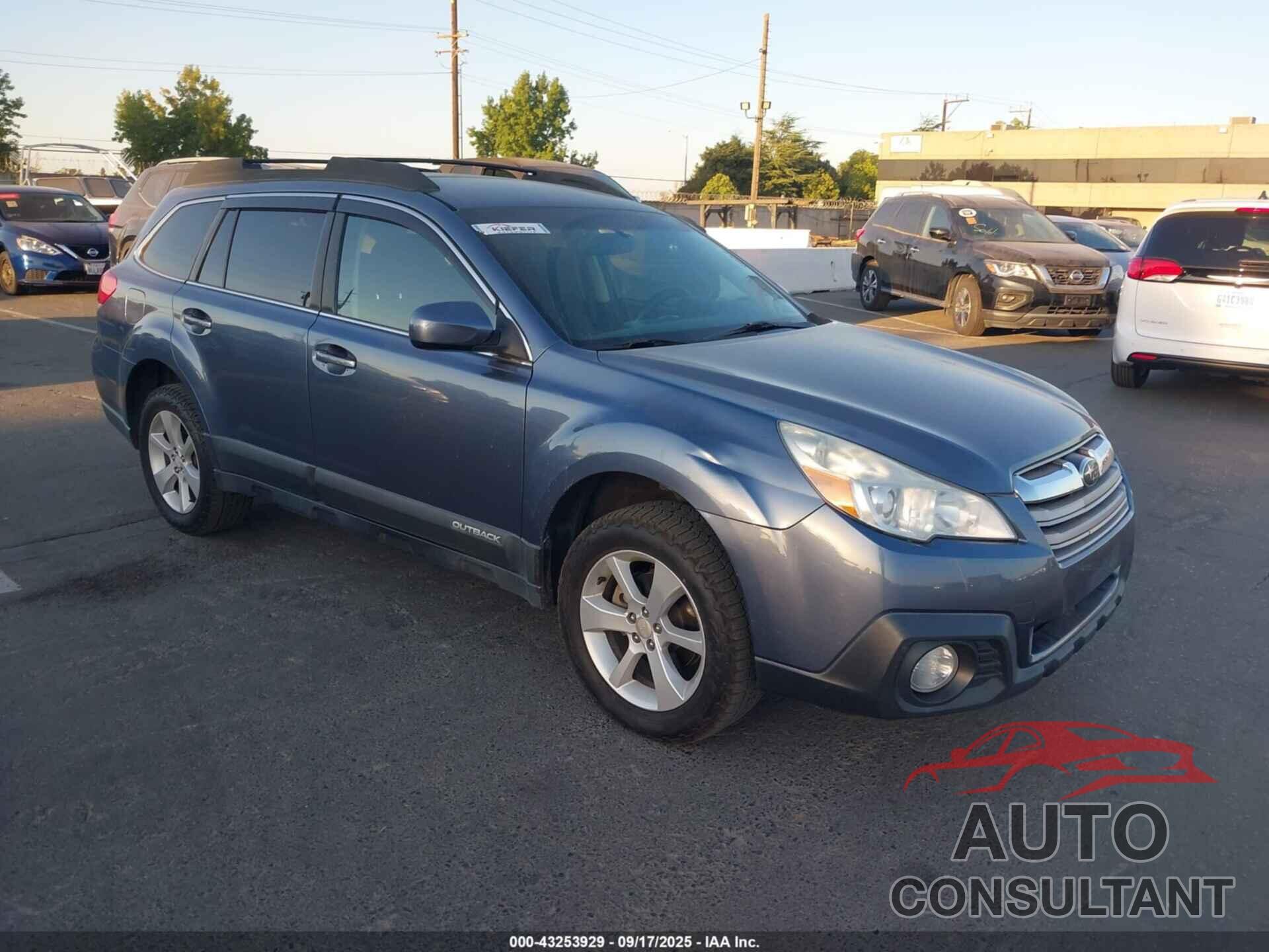 SUBARU OUTBACK 2014 - 4S4BRBCC0E3229845