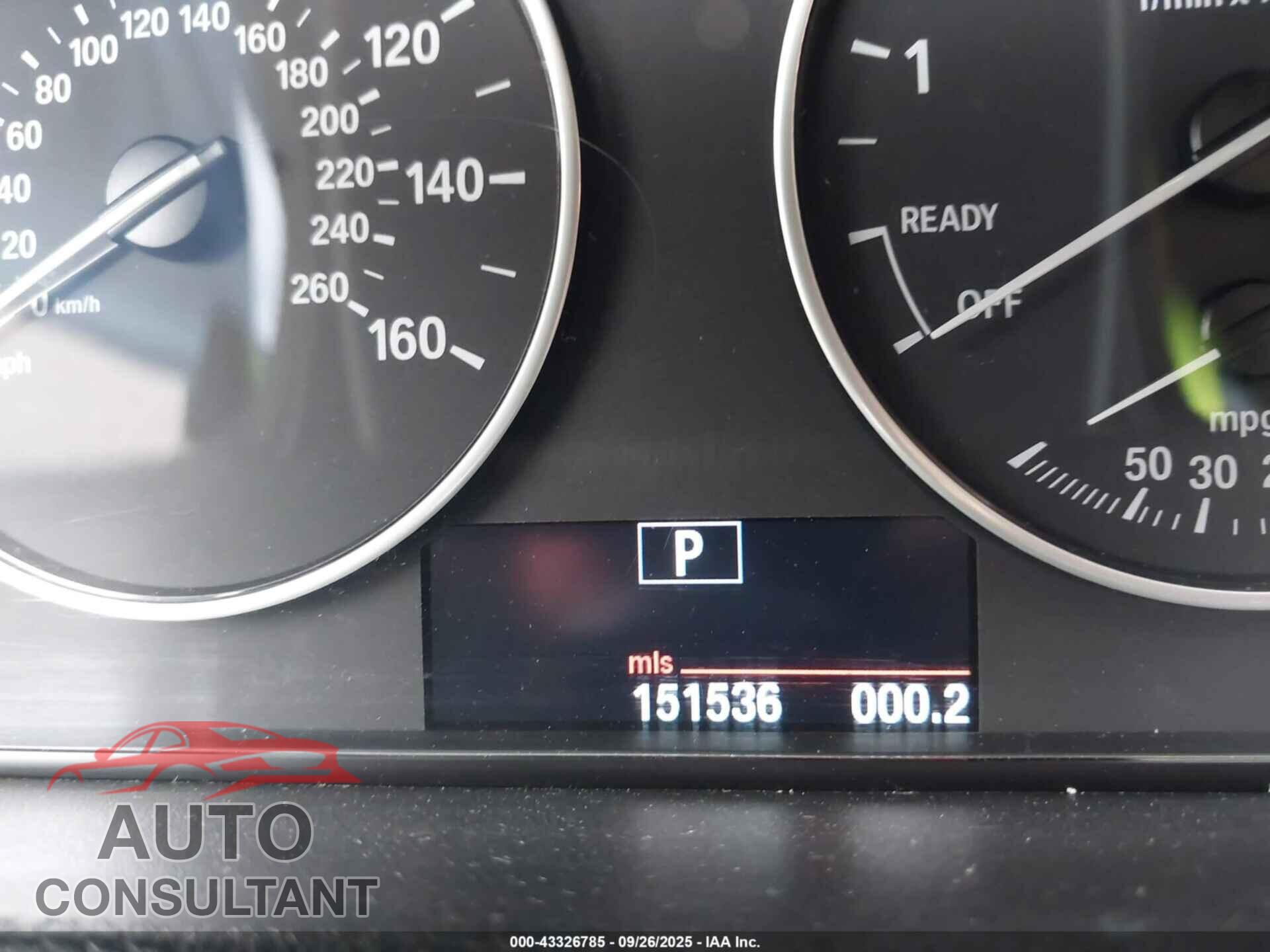 BMW 328I 2013 - WBA3C1C54DF434603