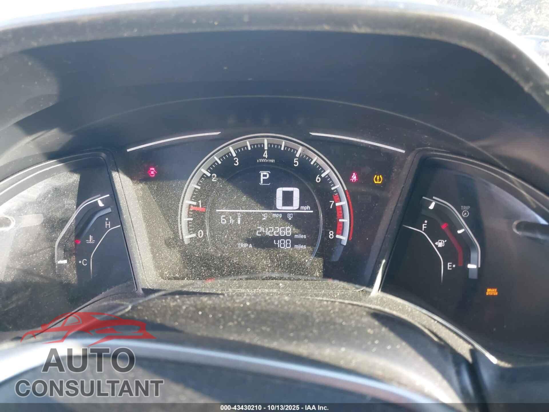 HONDA CIVIC 2017 - 2HGFC2F53HH530357