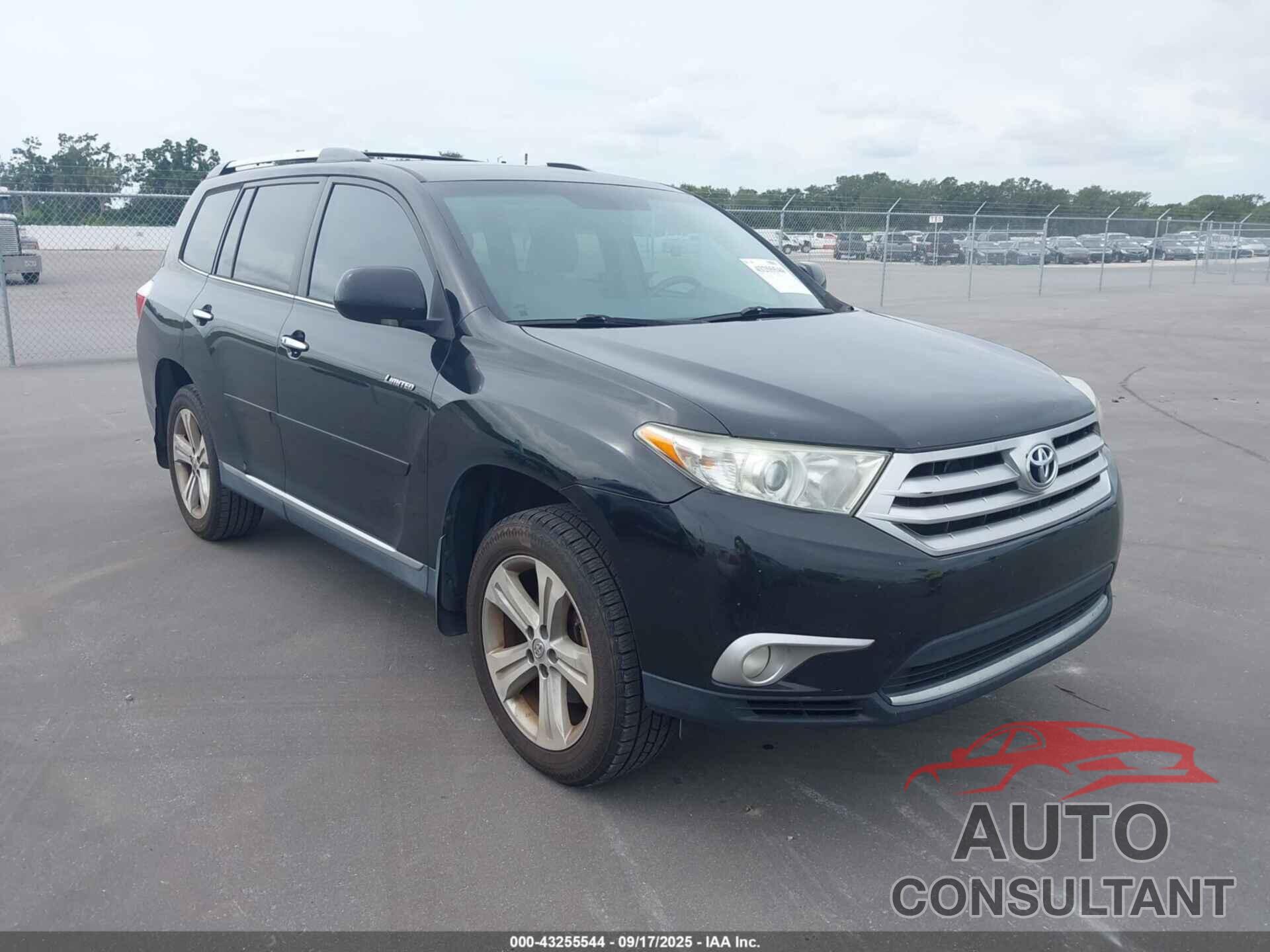 TOYOTA HIGHLANDER 2013 - 5TDYK3EH7DS095091