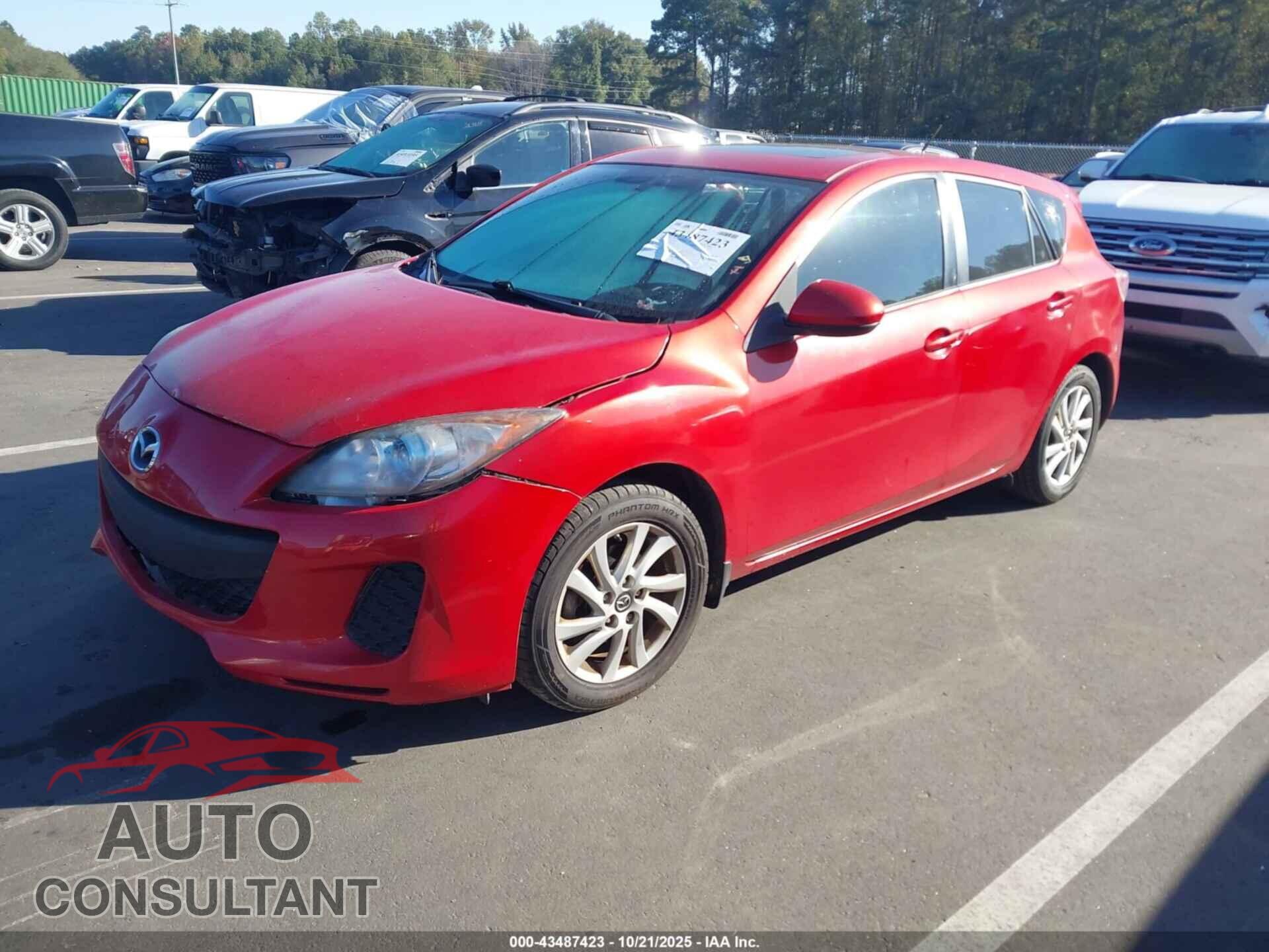 MAZDA MAZDA3 2013 - JM1BL1L77D1803452