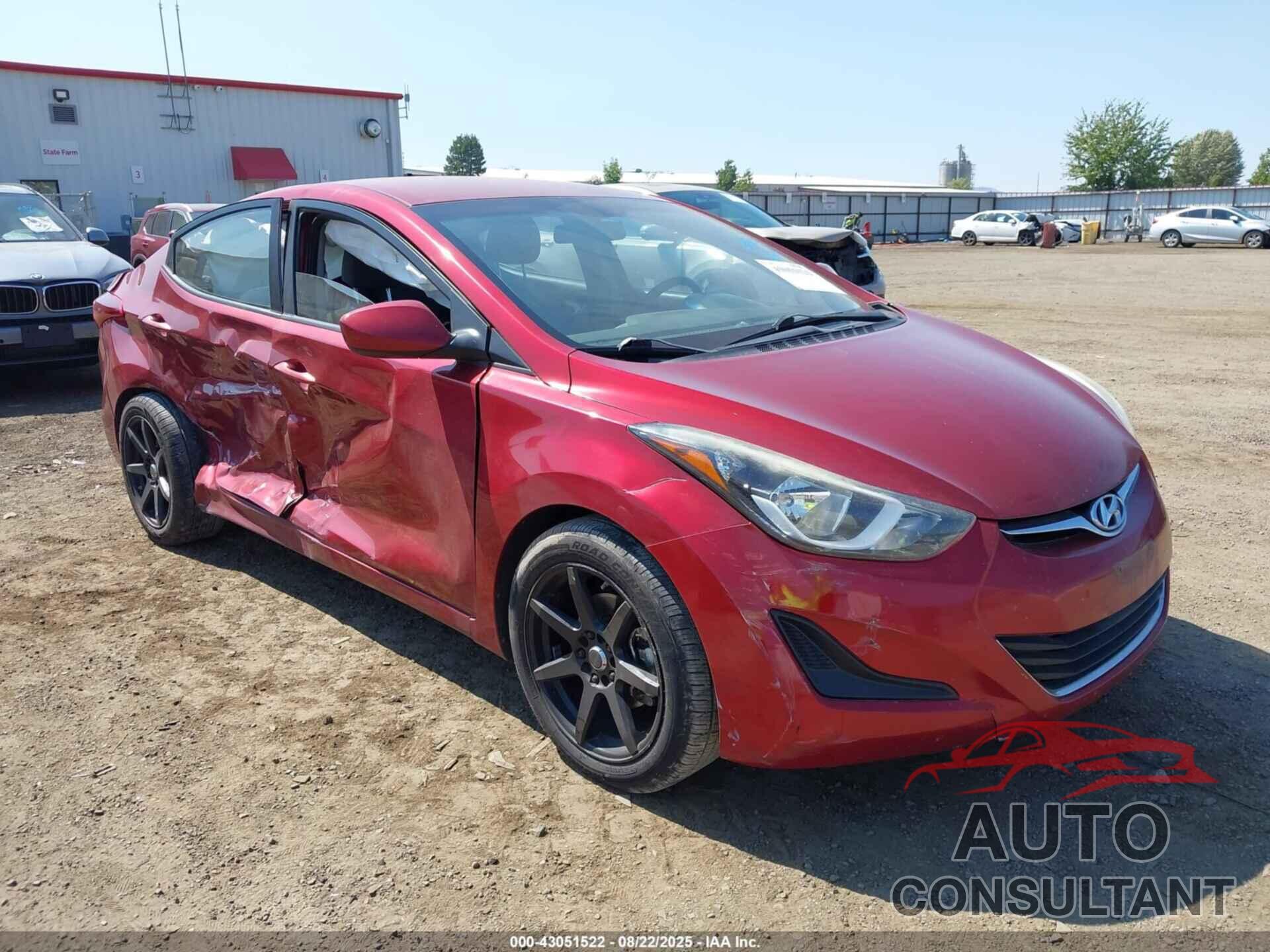 HYUNDAI ELANTRA 2016 - 5NPDH4AE1GH741198
