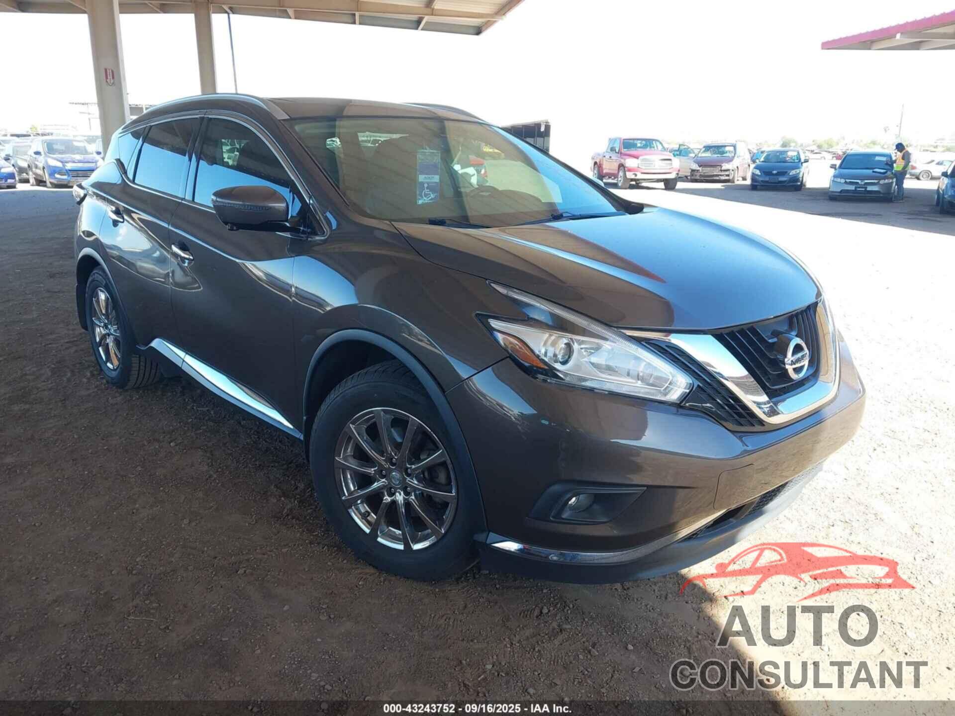 NISSAN MURANO 2015 - 5N1AZ2MGXFN287447