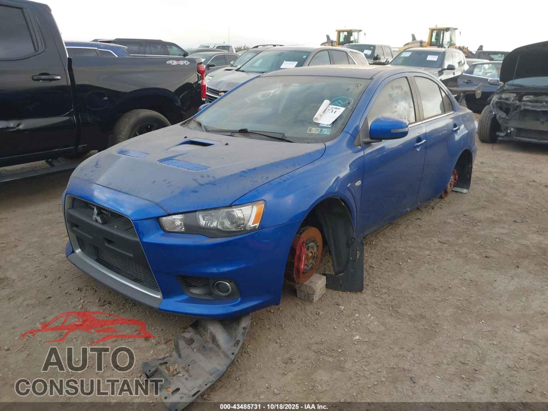 MITSUBISHI LANCER EVOLUTION 2015 - JA32W5FV7FU008779