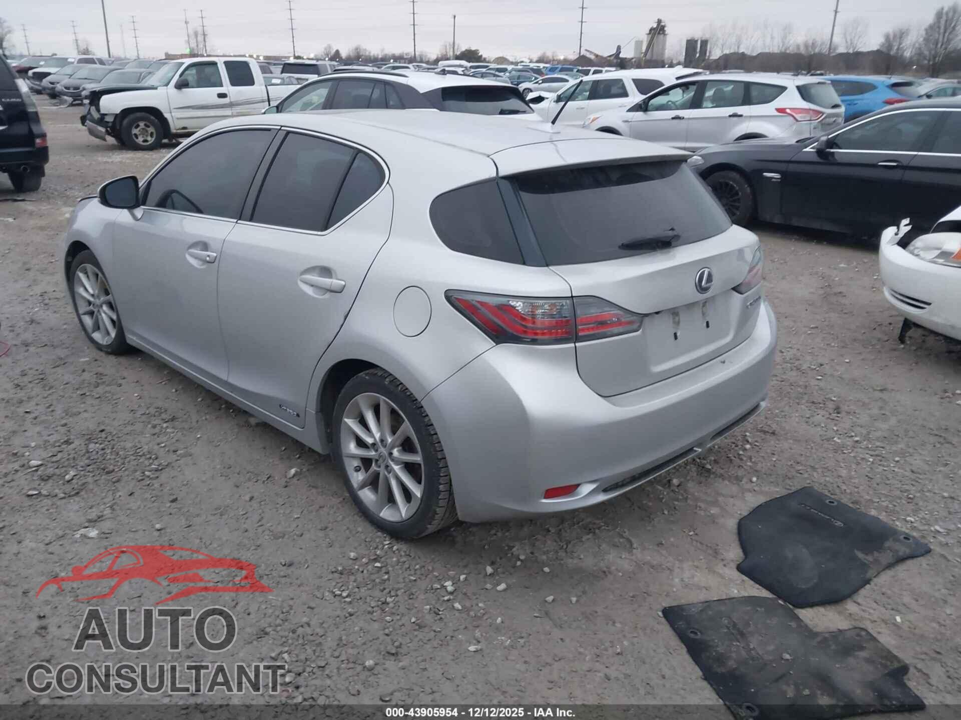 LEXUS CT 200H 2012 - JTHKD5BH9C2048097