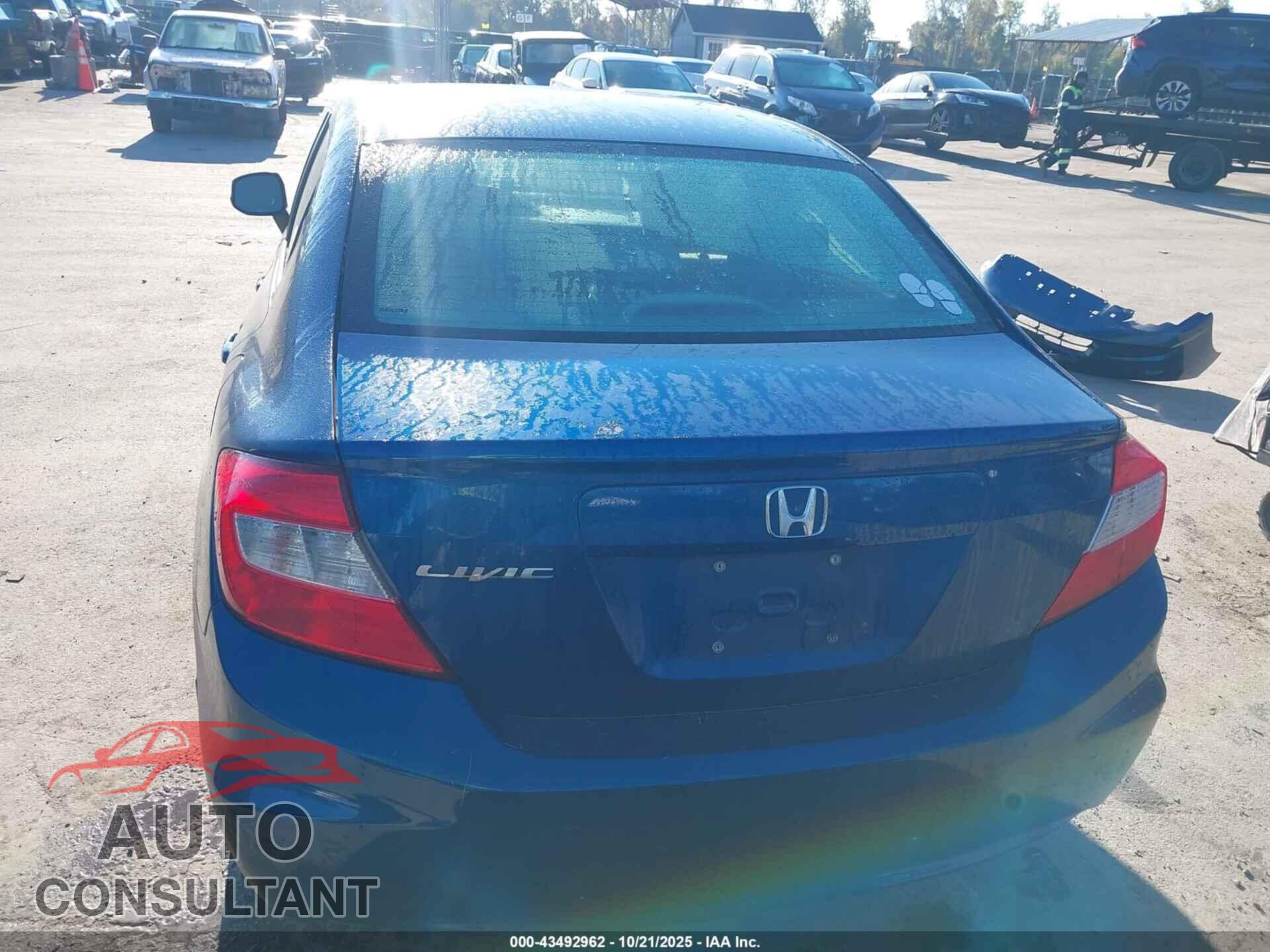 HONDA CIVIC 2012 - 19XFB2F58CE359949