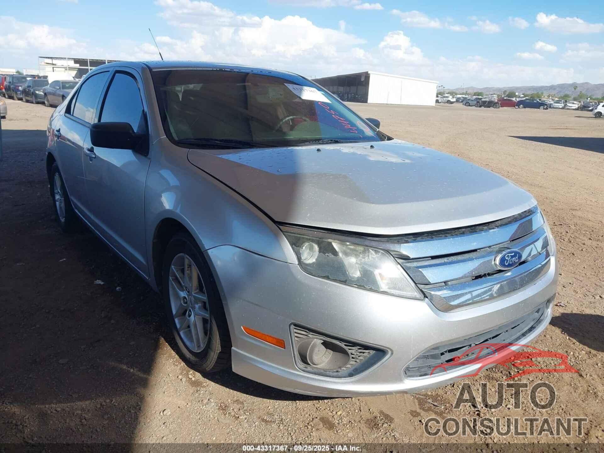 FORD FUSION 2012 - 3FAHP0GA1CR447508