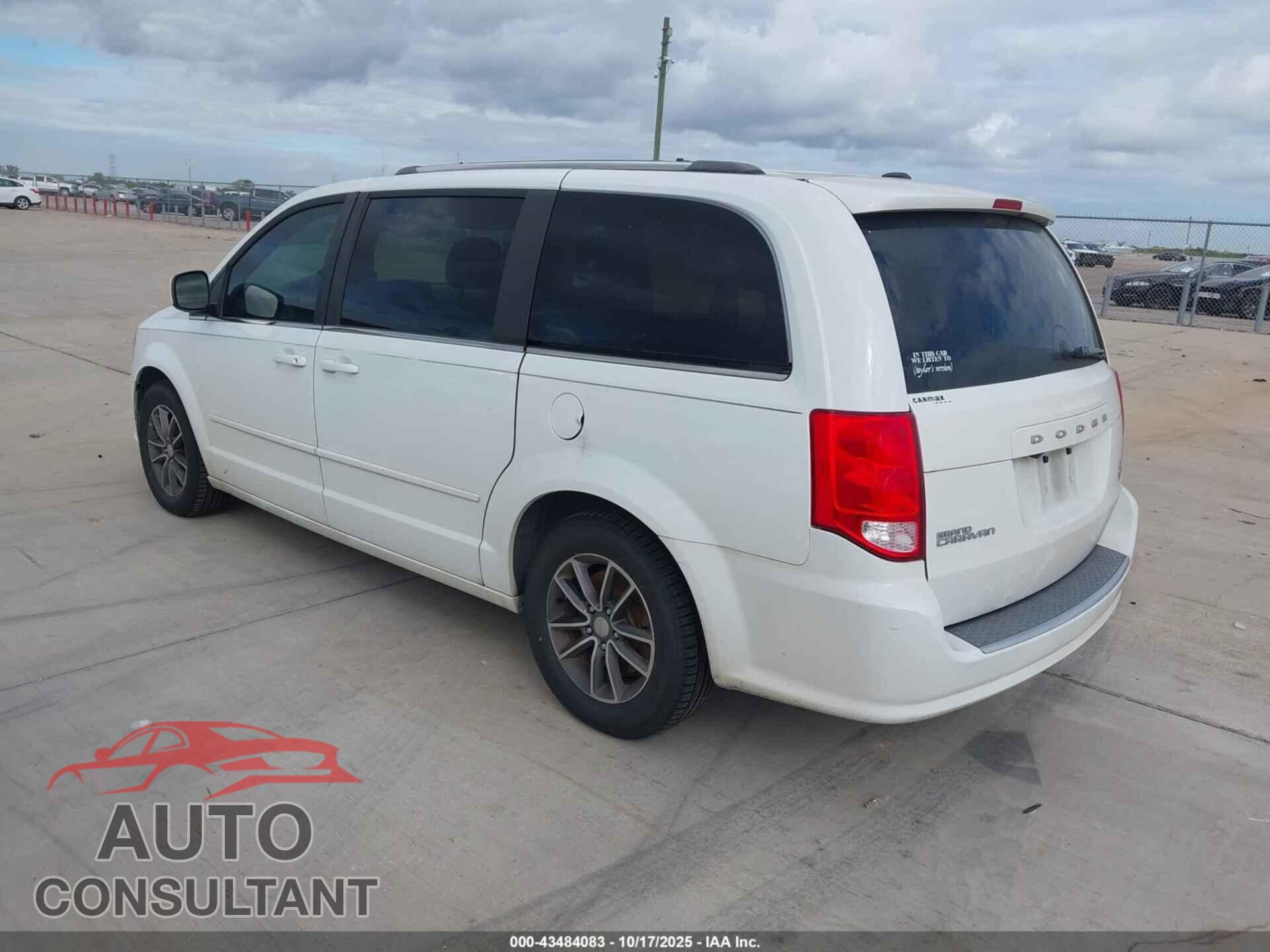DODGE GRAND CARAVAN 2017 - 2C4RDGCG2HR861436