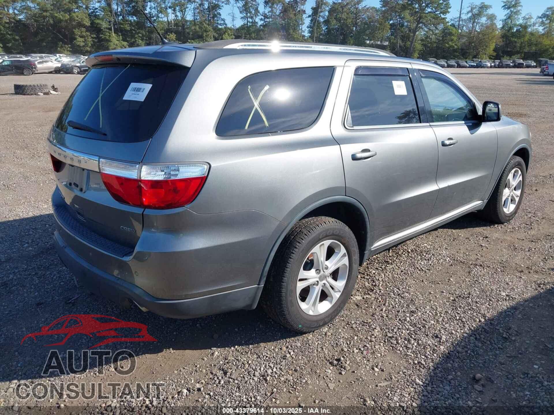 DODGE DURANGO 2012 - 1C4RDJDG6CC337199