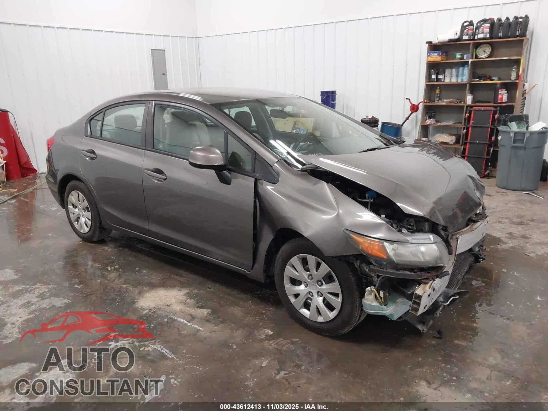 HONDA CIVIC 2012 - 19XFB2F56CE110162