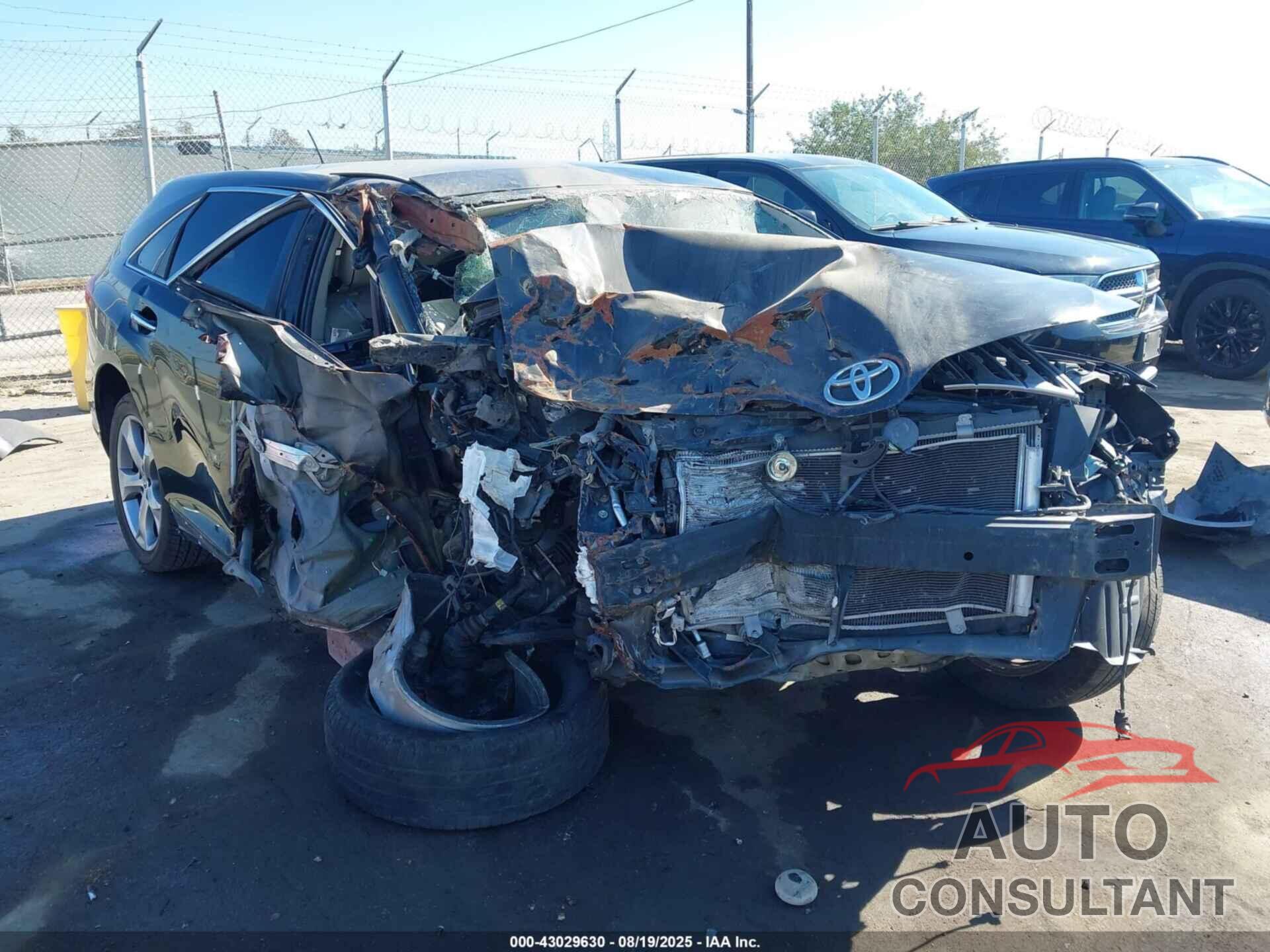 TOYOTA VENZA 2012 - 4T3ZK3BB3CU046701