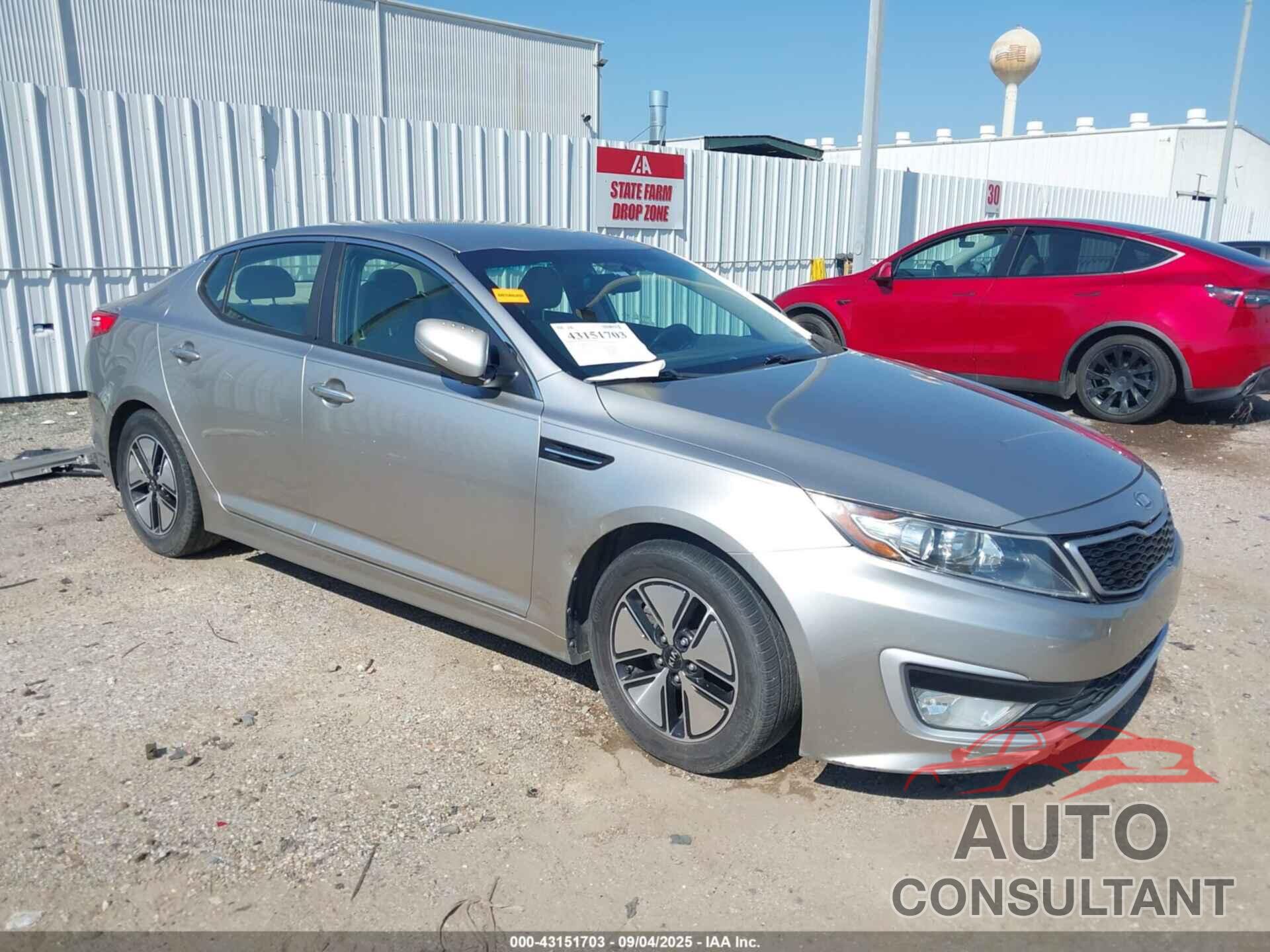 KIA OPTIMA HYBRID 2012 - KNAGM4AD2C5018449
