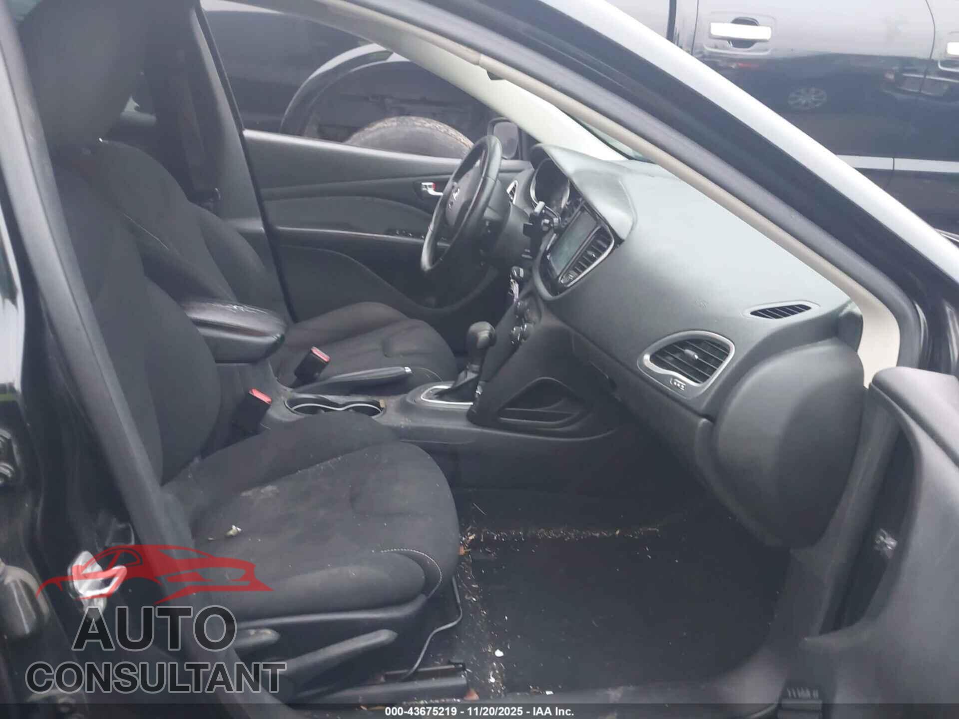 DODGE DART 2013 - 1C3CDFBA2DD292585