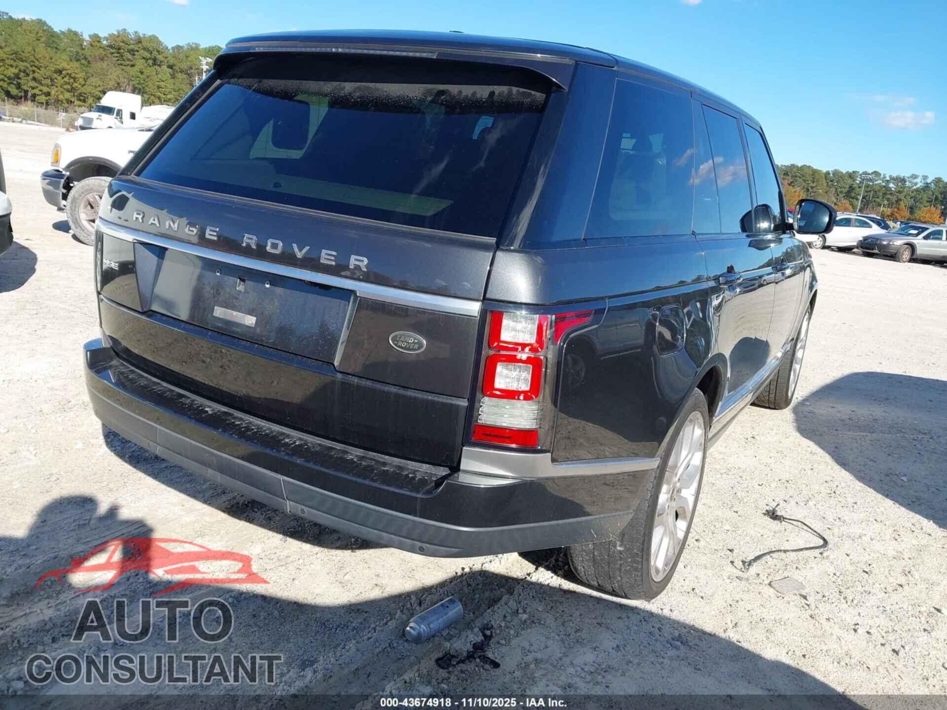 LAND ROVER RANGE ROVER 2015 - SALGS2VFXFA233137
