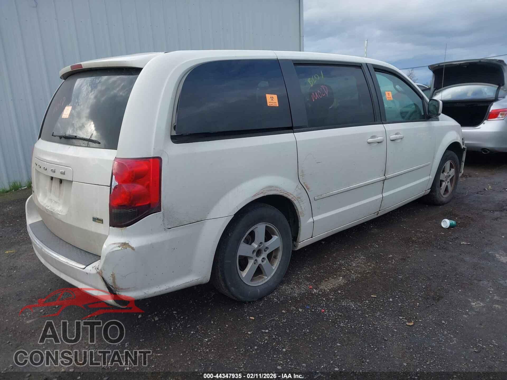 DODGE GRAND CARAVAN 2012 - 2C4RDGCG4CR196905