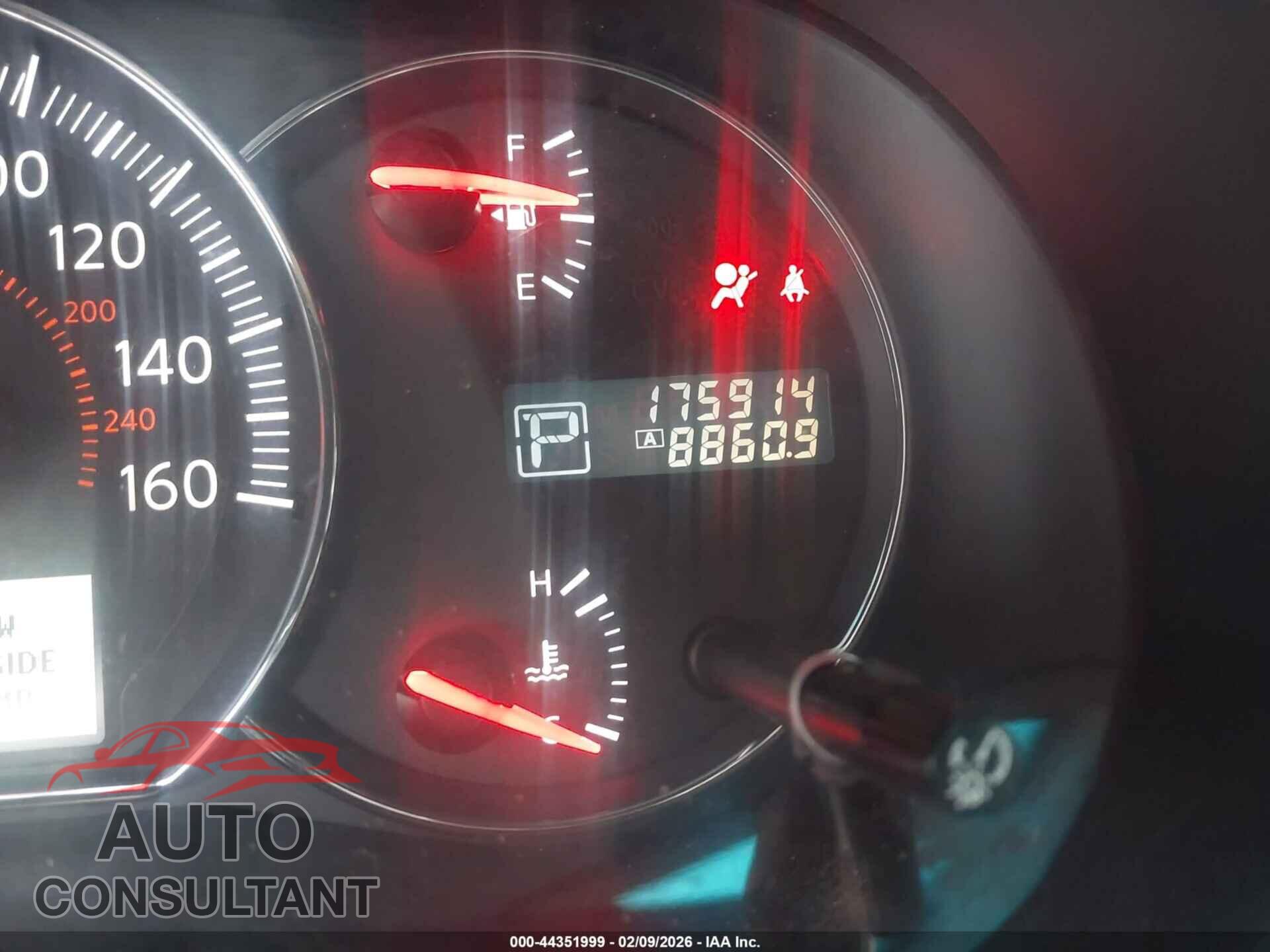 NISSAN MAXIMA 2013 - 1N4AA5AP6DC840451