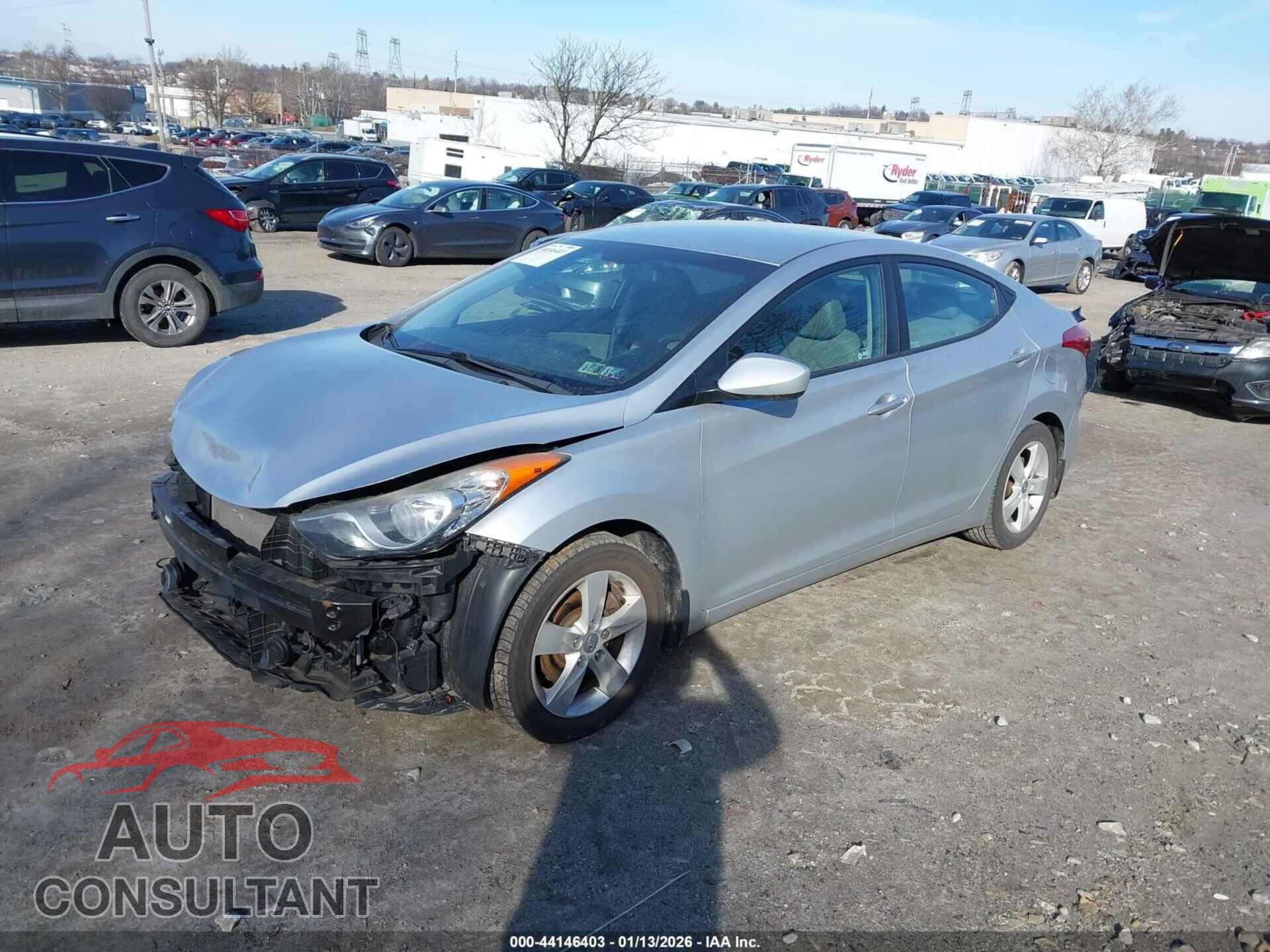 HYUNDAI ELANTRA 2012 - 5NPDH4AE4CH149367