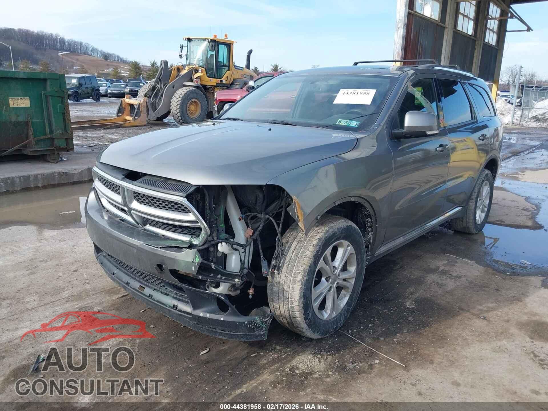 DODGE DURANGO 2012 - 1C4RDJDGXCC110789
