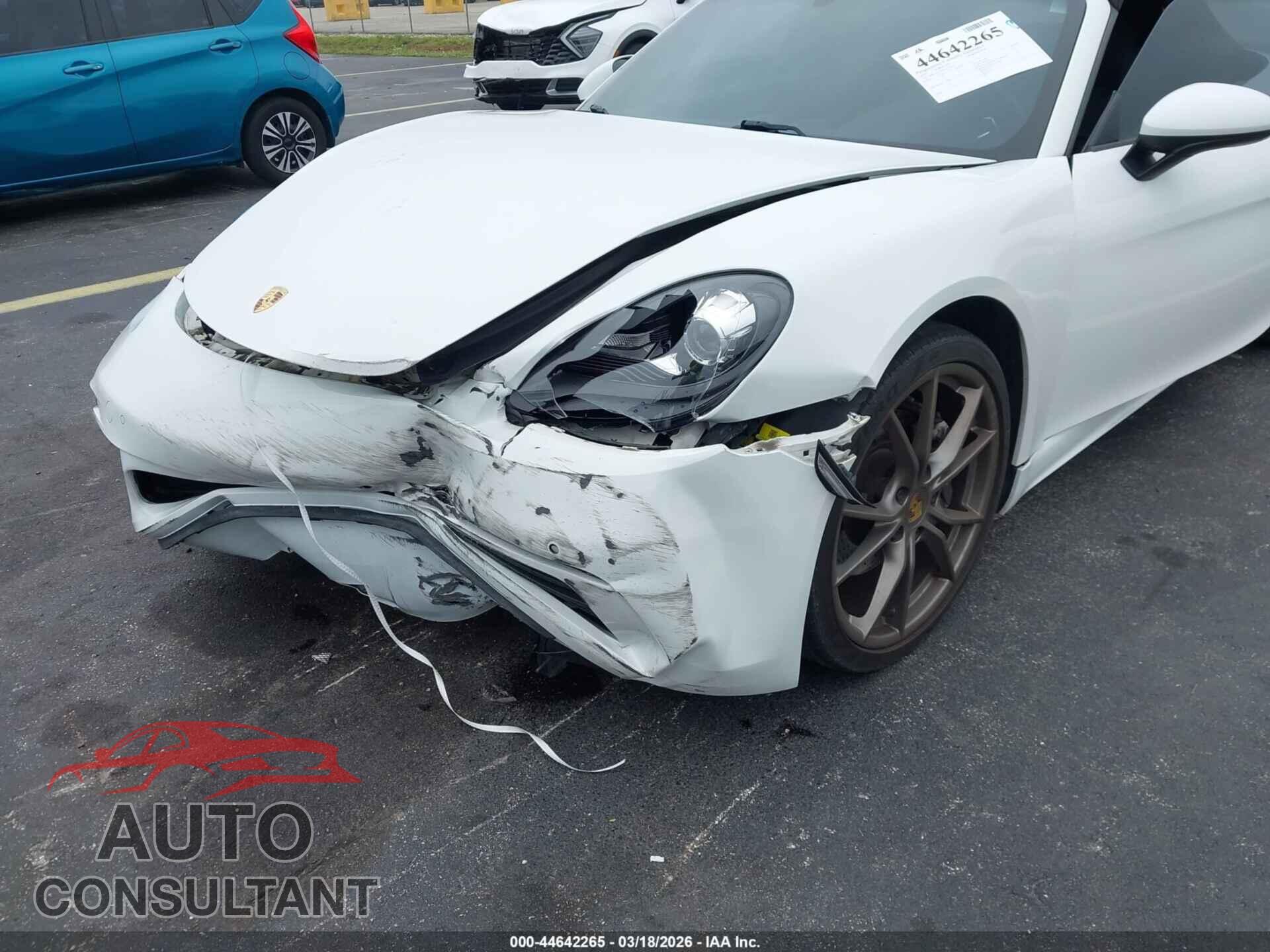 PORSCHE 718 BOXSTER 2019 - WP0CA2A83KS210433