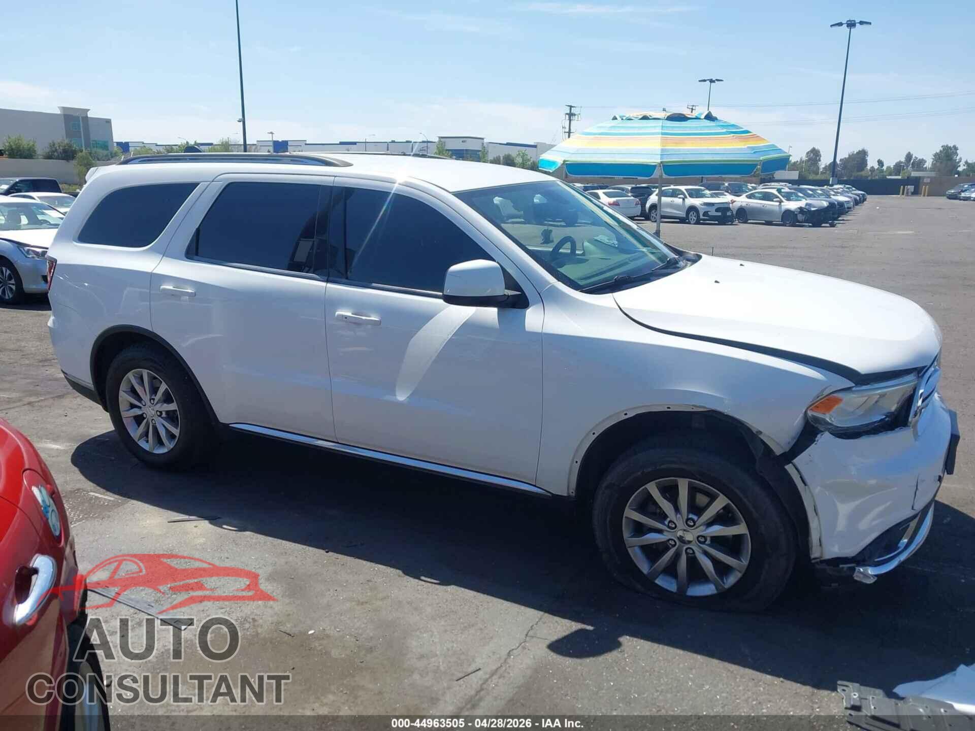 DODGE DURANGO 2017 - 1C4RDHAG5HC629320