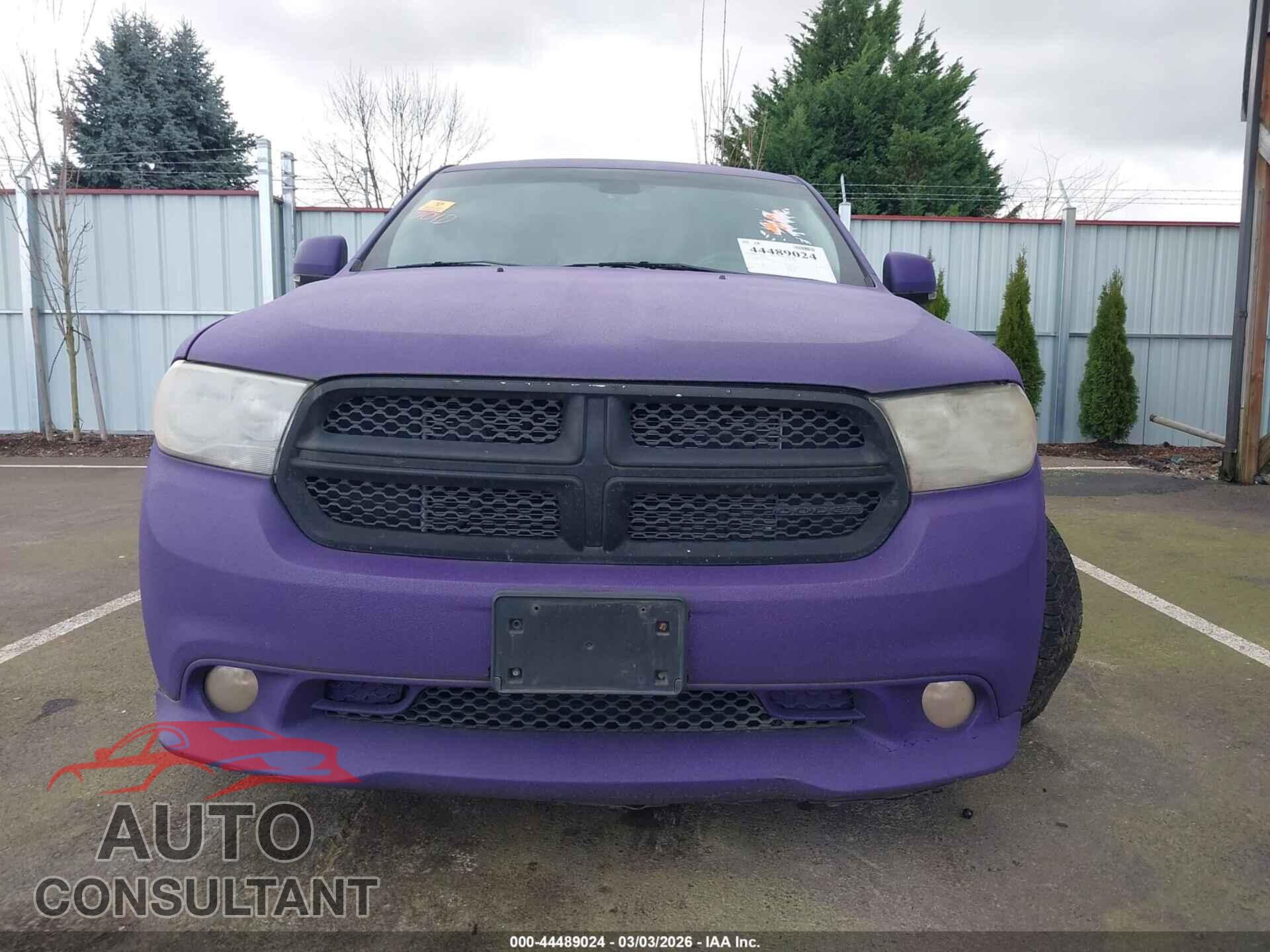 DODGE DURANGO 2012 - 1C4RDJDGXCC105656