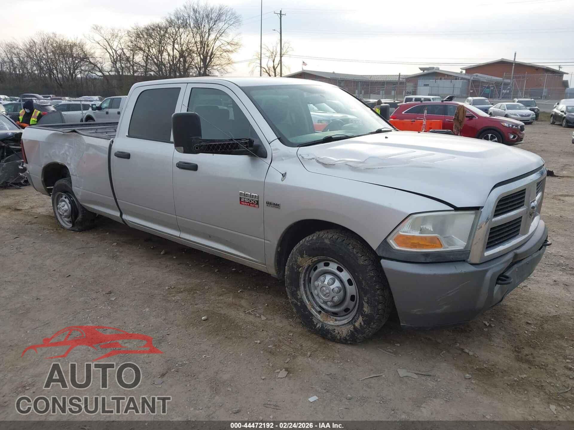 DODGE RAM 2500 2010 - 3D7TP2CT8AG149155