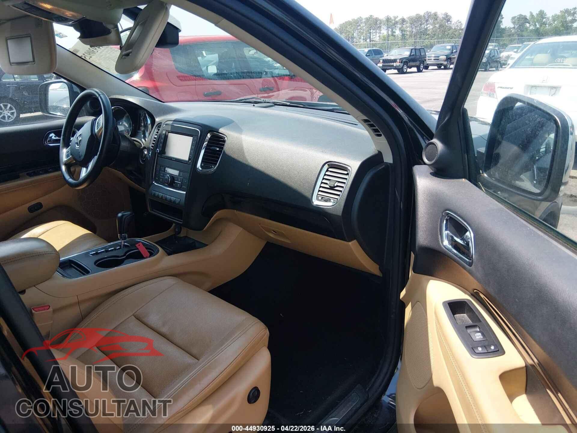 DODGE DURANGO 2012 - 1C4SDHET7CC260574