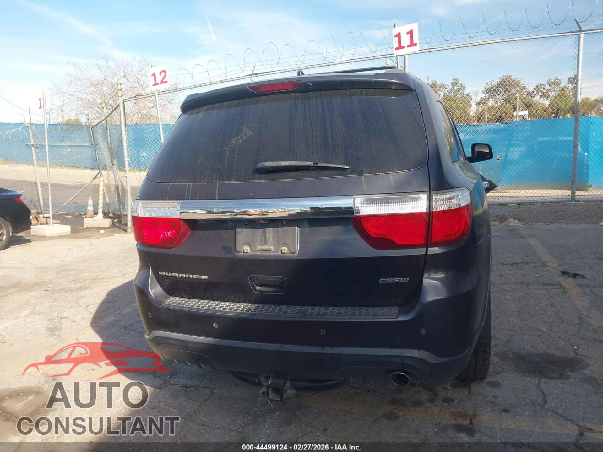 DODGE DURANGO 2013 - 1C4RDHDGXDC598071