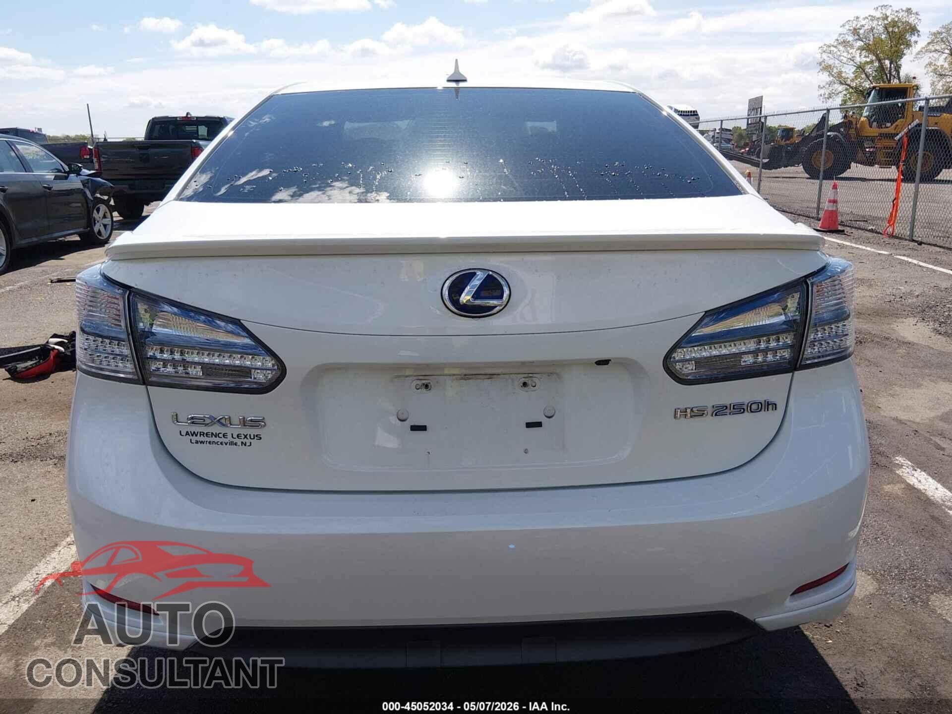 LEXUS HS 250H 2010 - JTHBB1BA2A2020236