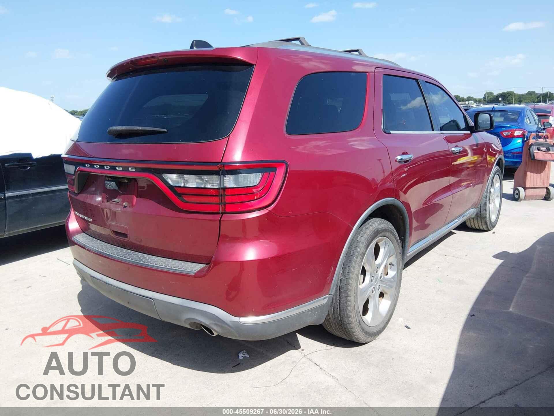 DODGE DURANGO 2015 - 1C4RDHAGXFC784510