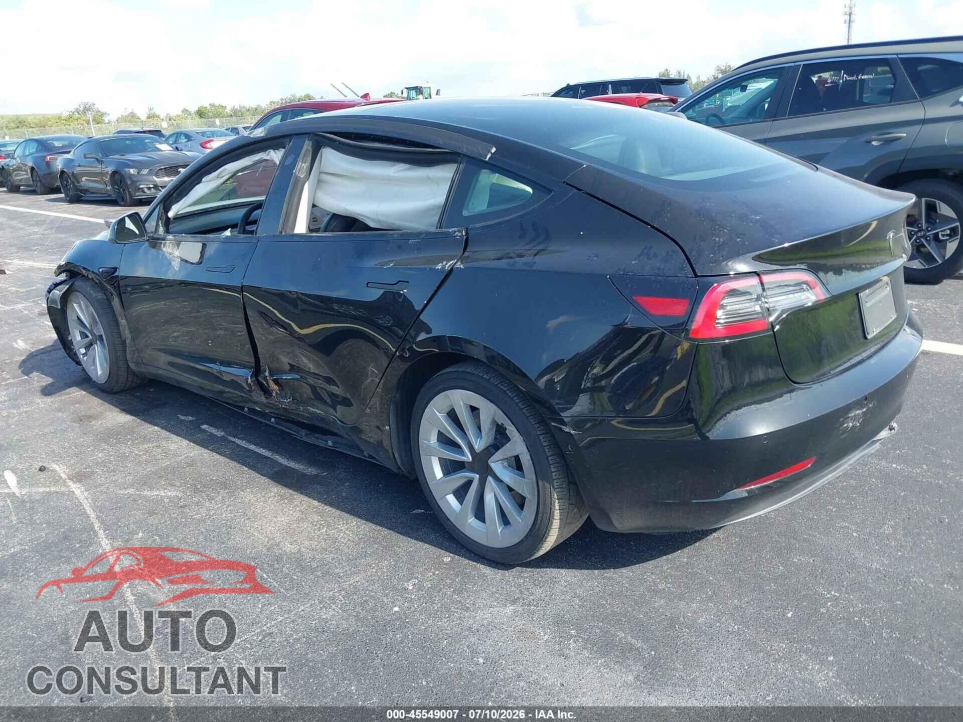 TESLA MODEL 3 2022 - 5YJ3E1EA7NF189258