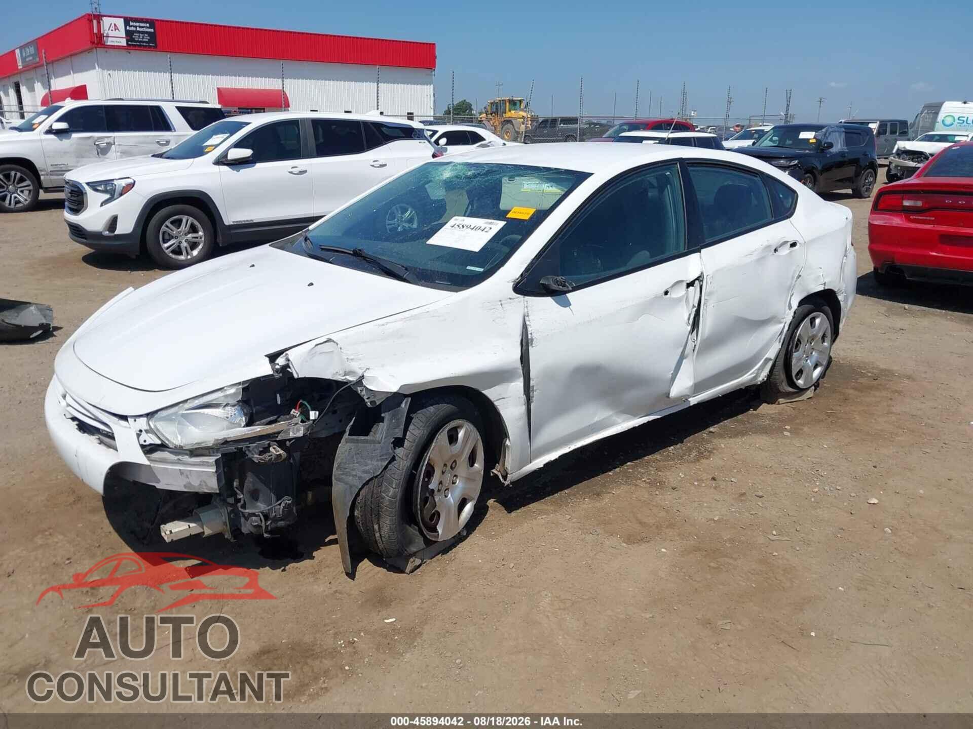 DODGE DART 2014 - 1C3CDFAA8ED697224
