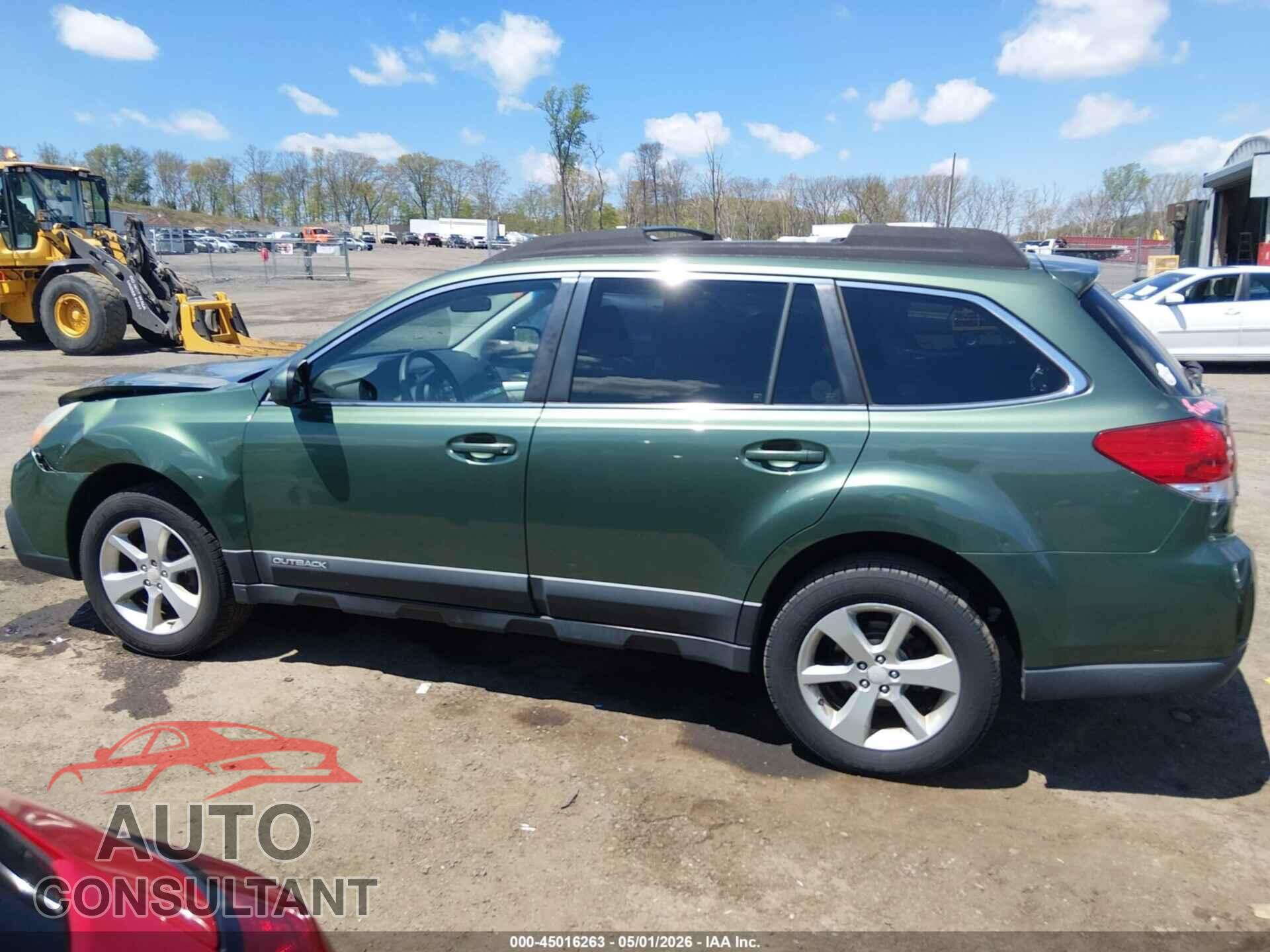 SUBARU OUTBACK 2013 - 4S4BRBCC5D3278263