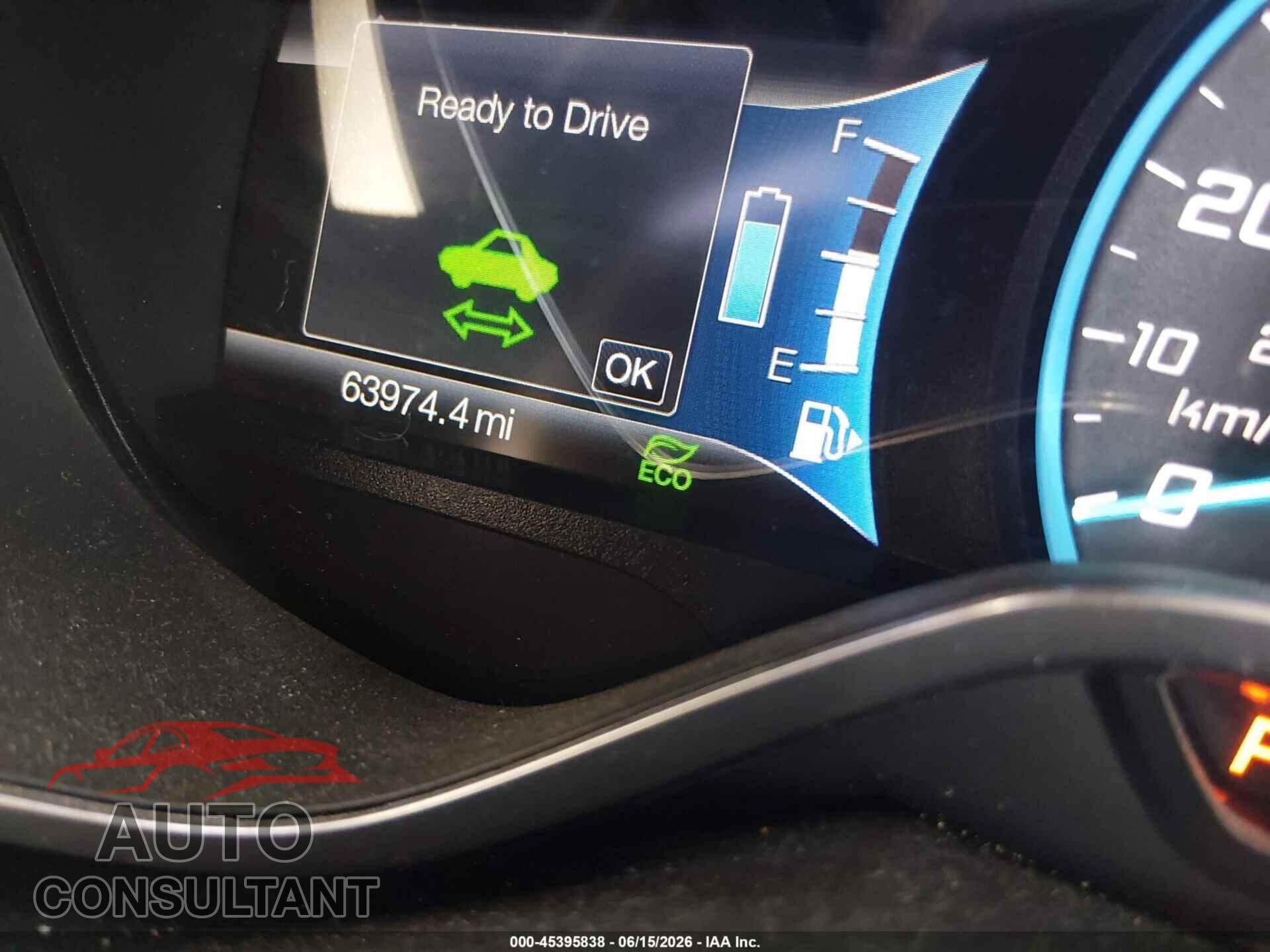 FORD C-MAX HYBRID 2017 - 1FADP5AU3HL115610