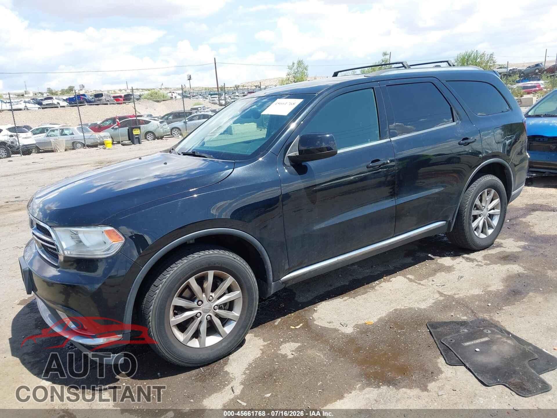 DODGE DURANGO 2017 - 1C4RDJAG9HC725958