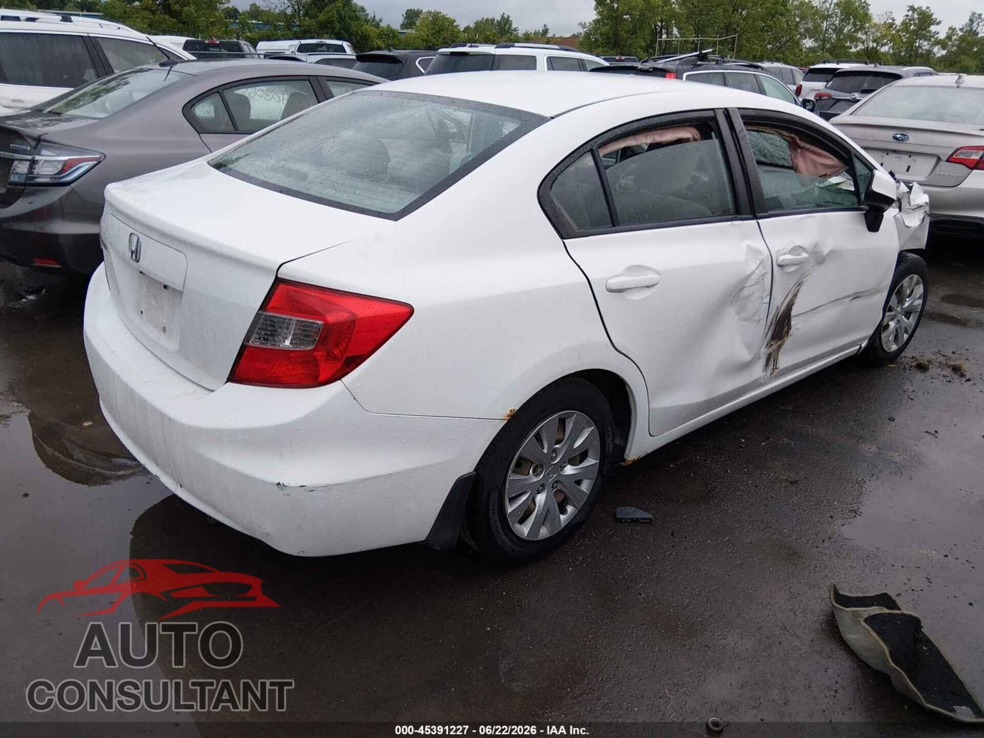 HONDA CIVIC 2012 - 2HGFB2F53CH561023
