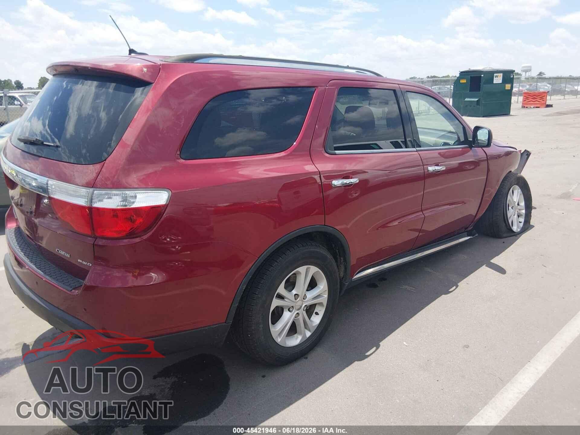 DODGE DURANGO 2013 - 1C4RDJDG5DC674397