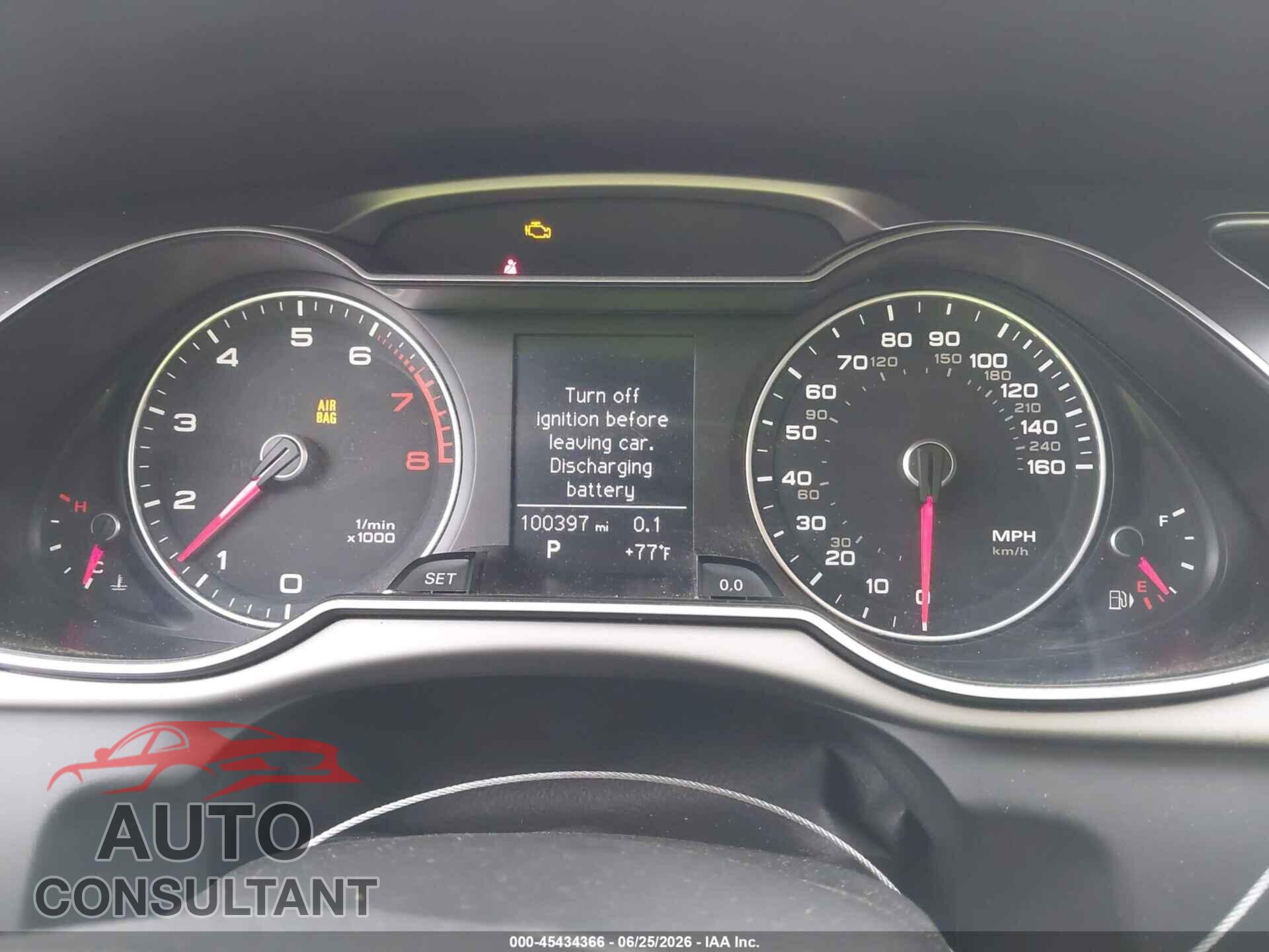 AUDI A4 2013 - WAUBFAFL1DN034016