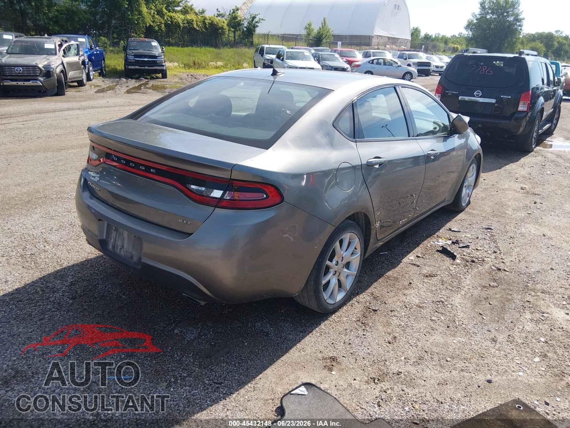 DODGE DART 2013 - 1C3CDFBA1DD299527
