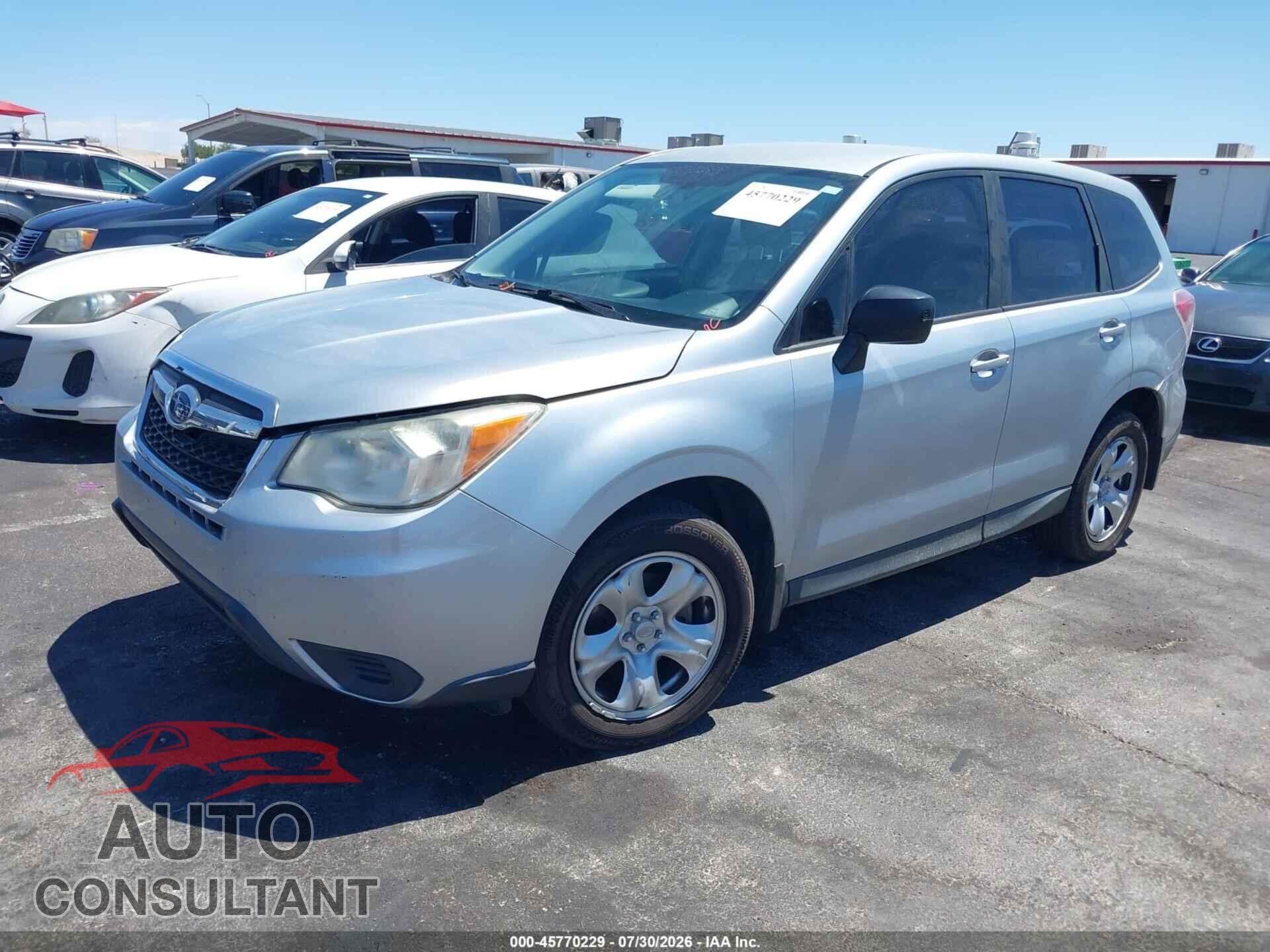 SUBARU FORESTER 2014 - JF2SJAAC2EH526807