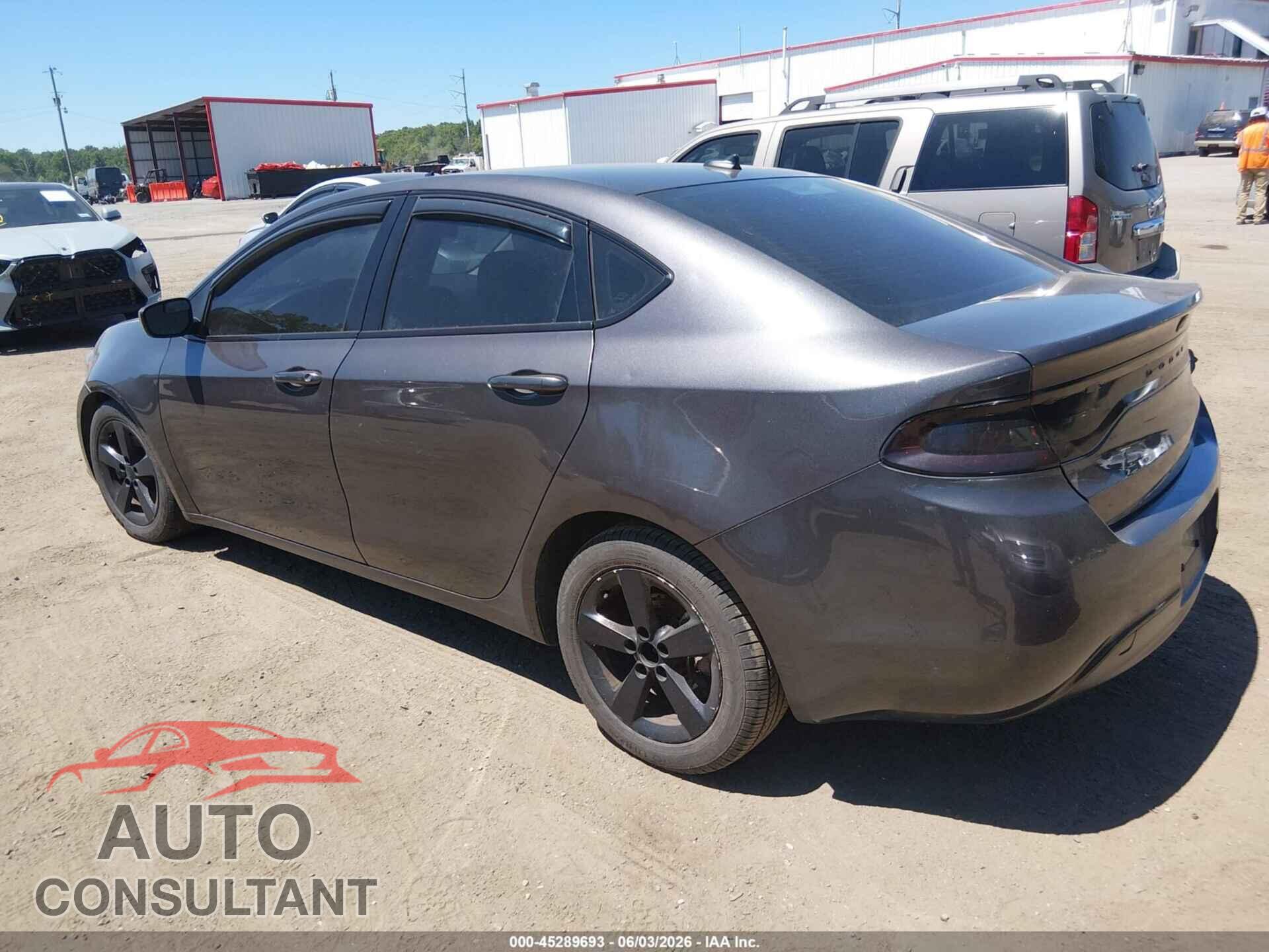 DODGE DART 2015 - 1C3CDFBB9FD205440
