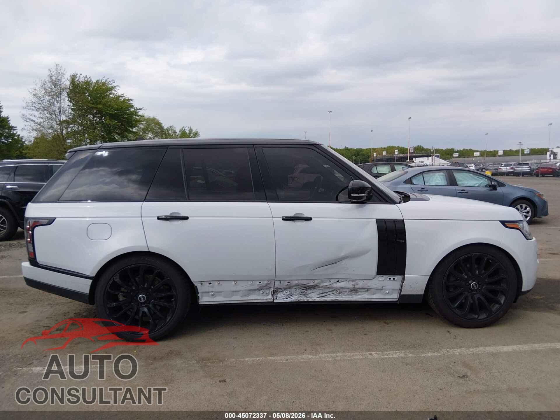 LAND ROVER RANGE ROVER 2016 - SALGS2KF0GA264922