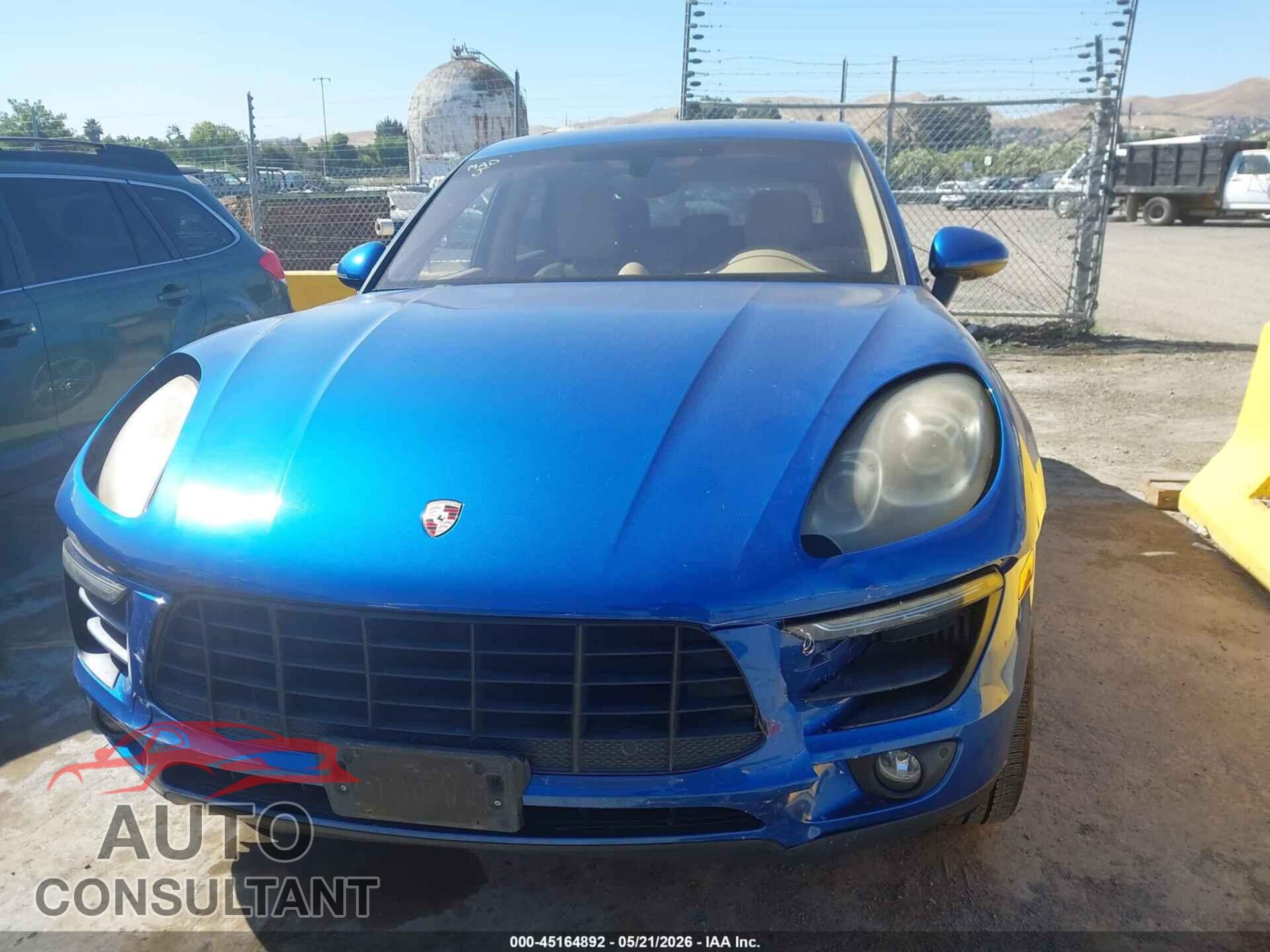 PORSCHE MACAN 2016 - WP1AB2A55GLB53775
