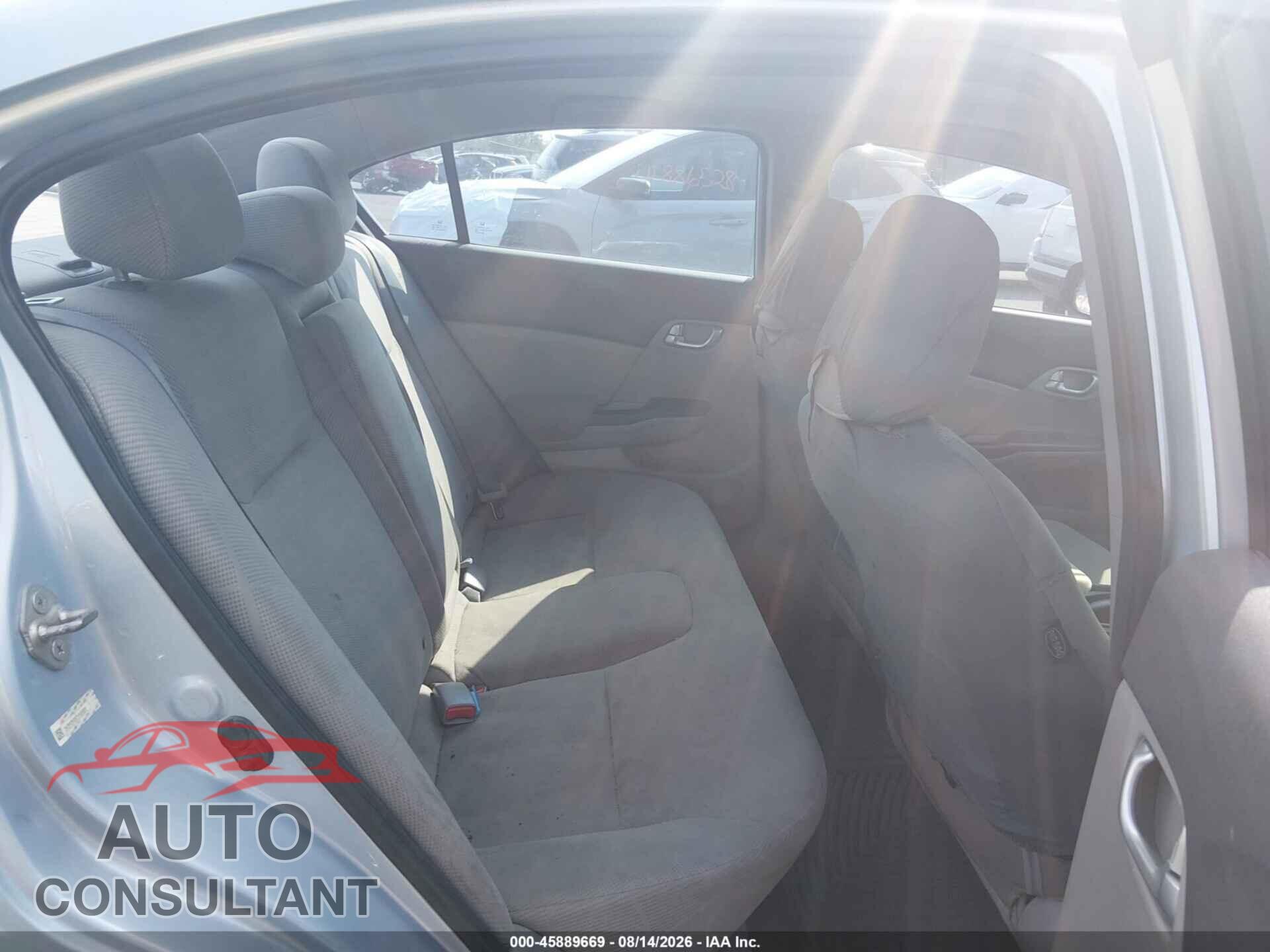 HONDA CIVIC 2012 - 2HGFB2F86CH546865