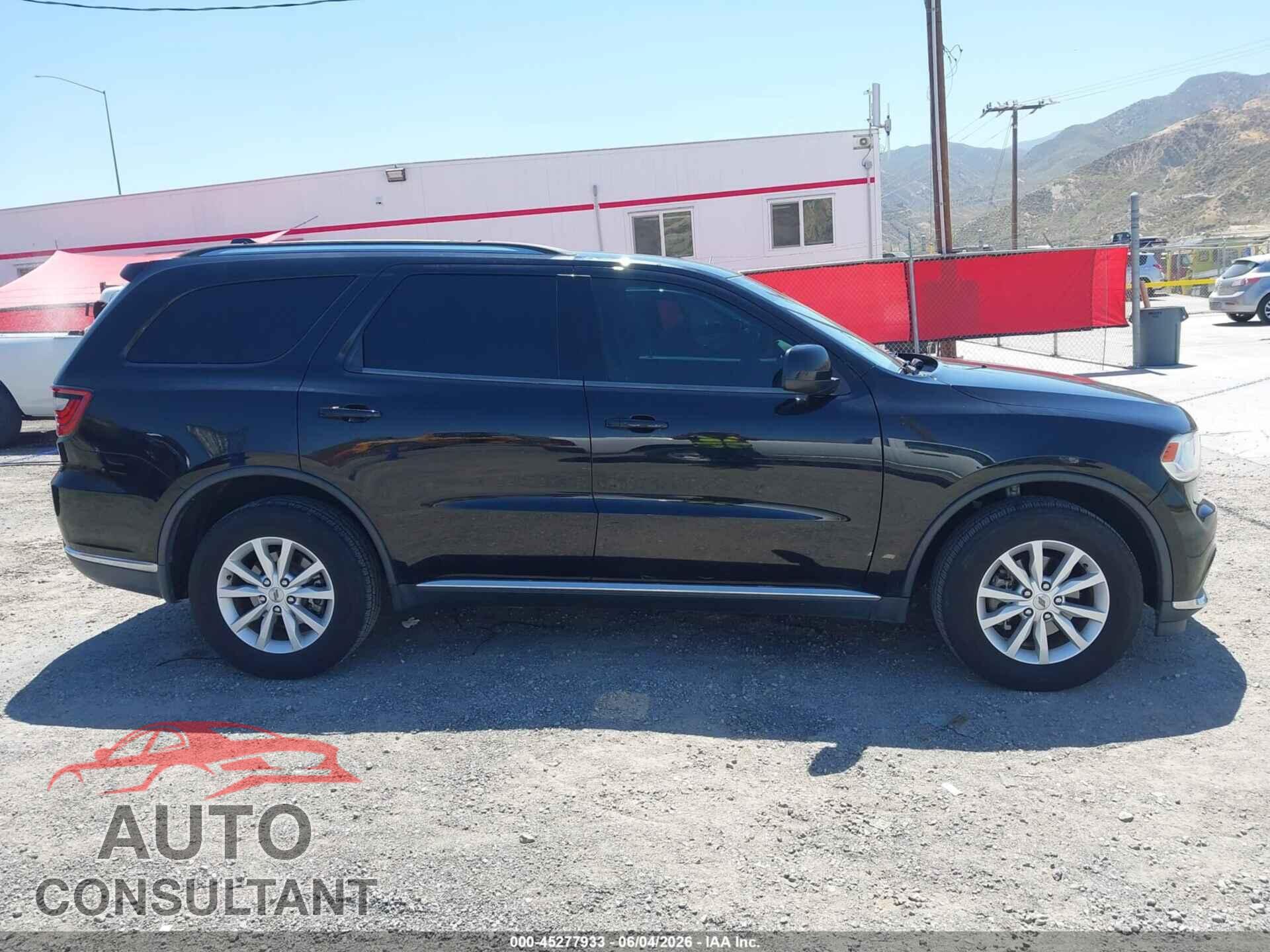 DODGE DURANGO 2019 - 1C4RDJAG3KC744450