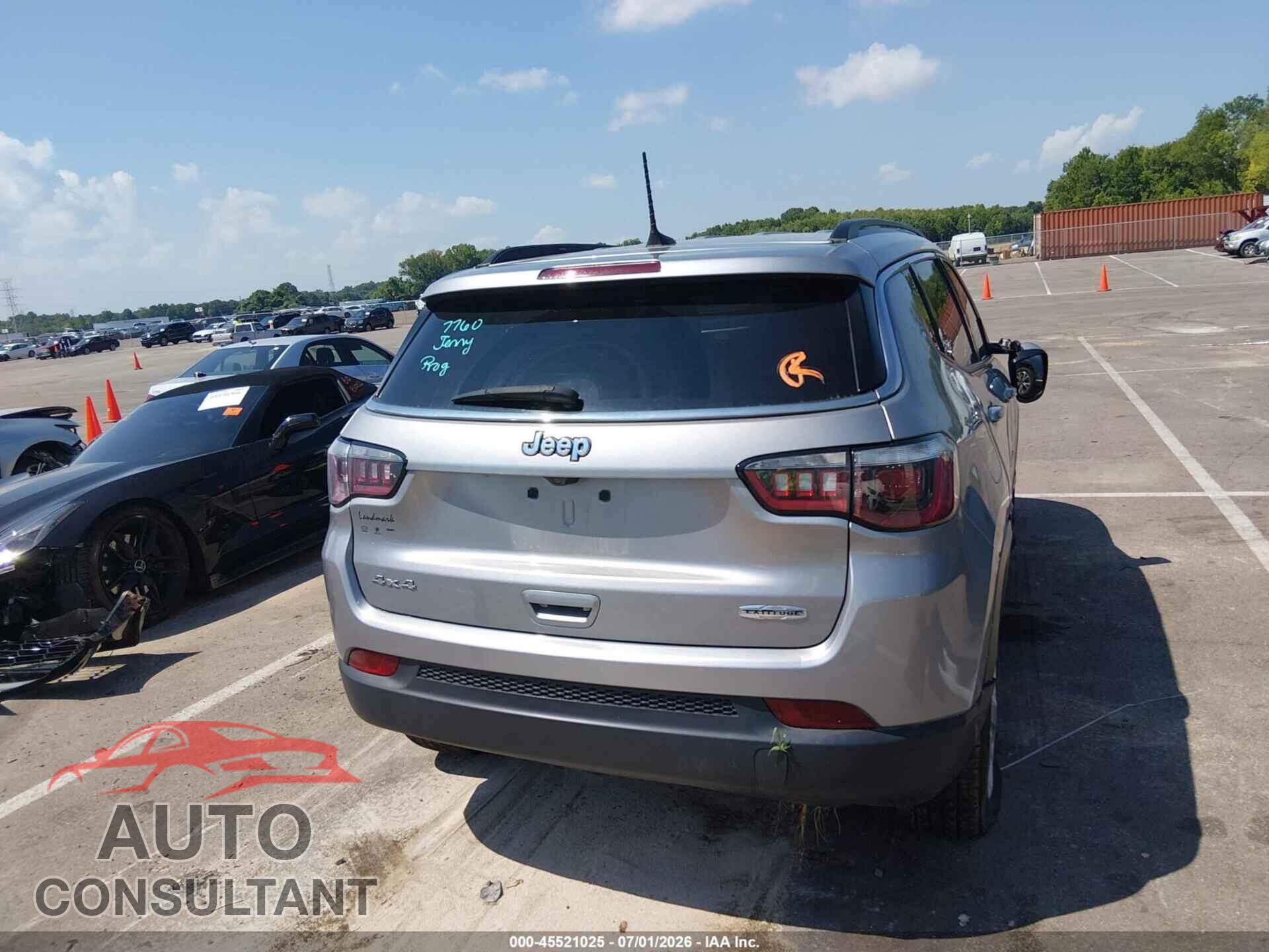 JEEP COMPASS 2019 - 3C4NJDBB3KT596784